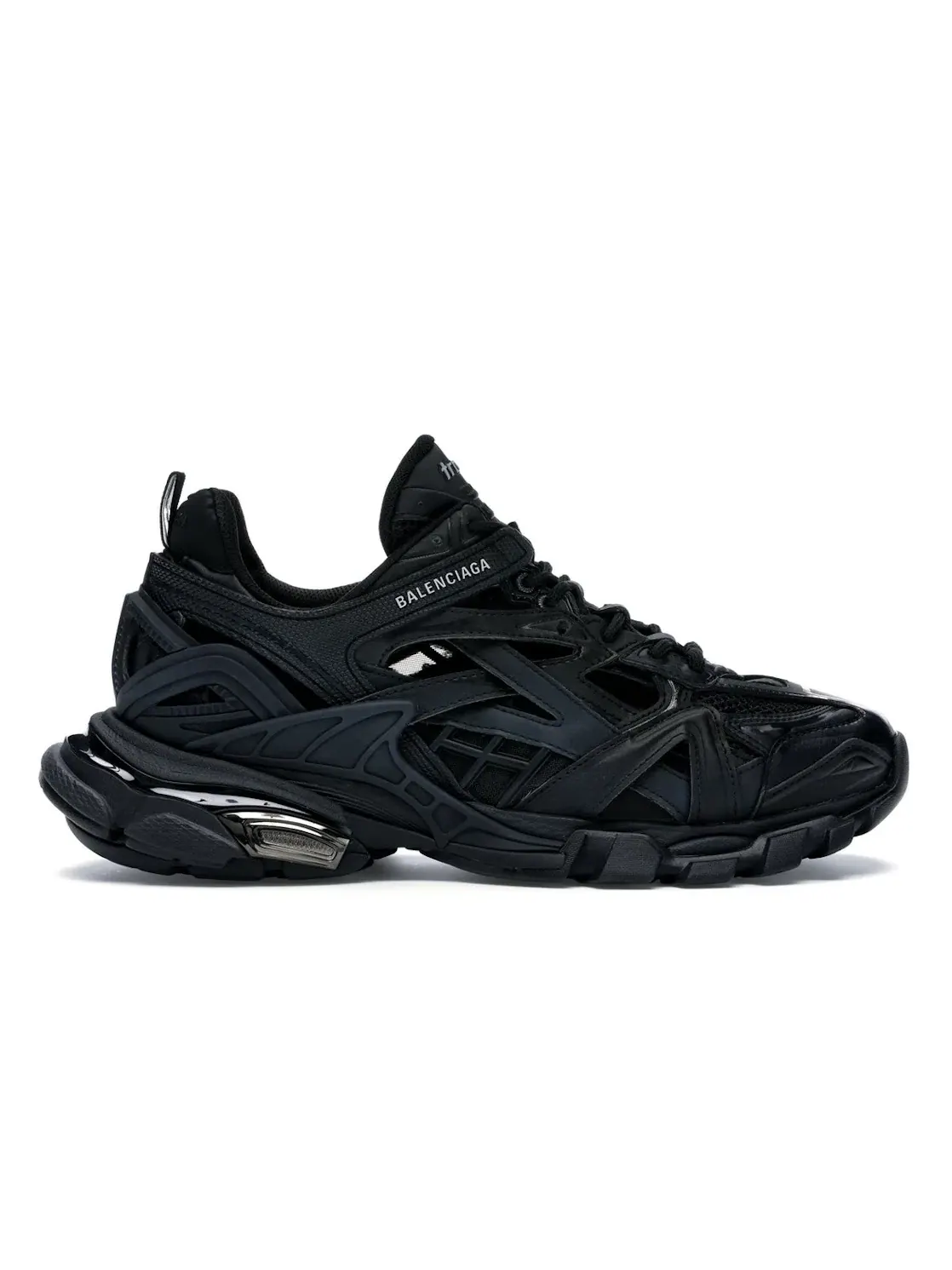 Кроссовки Balenciaga Track 2, многослойный дизайн — изображение 1 из 4, черный/черный