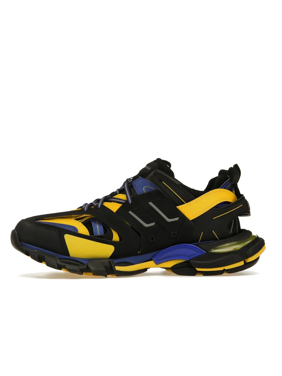 Кроссовки мужские Balenciaga Track, с массивной подошвой — изображение 3 из 4, черный/желтый-синий