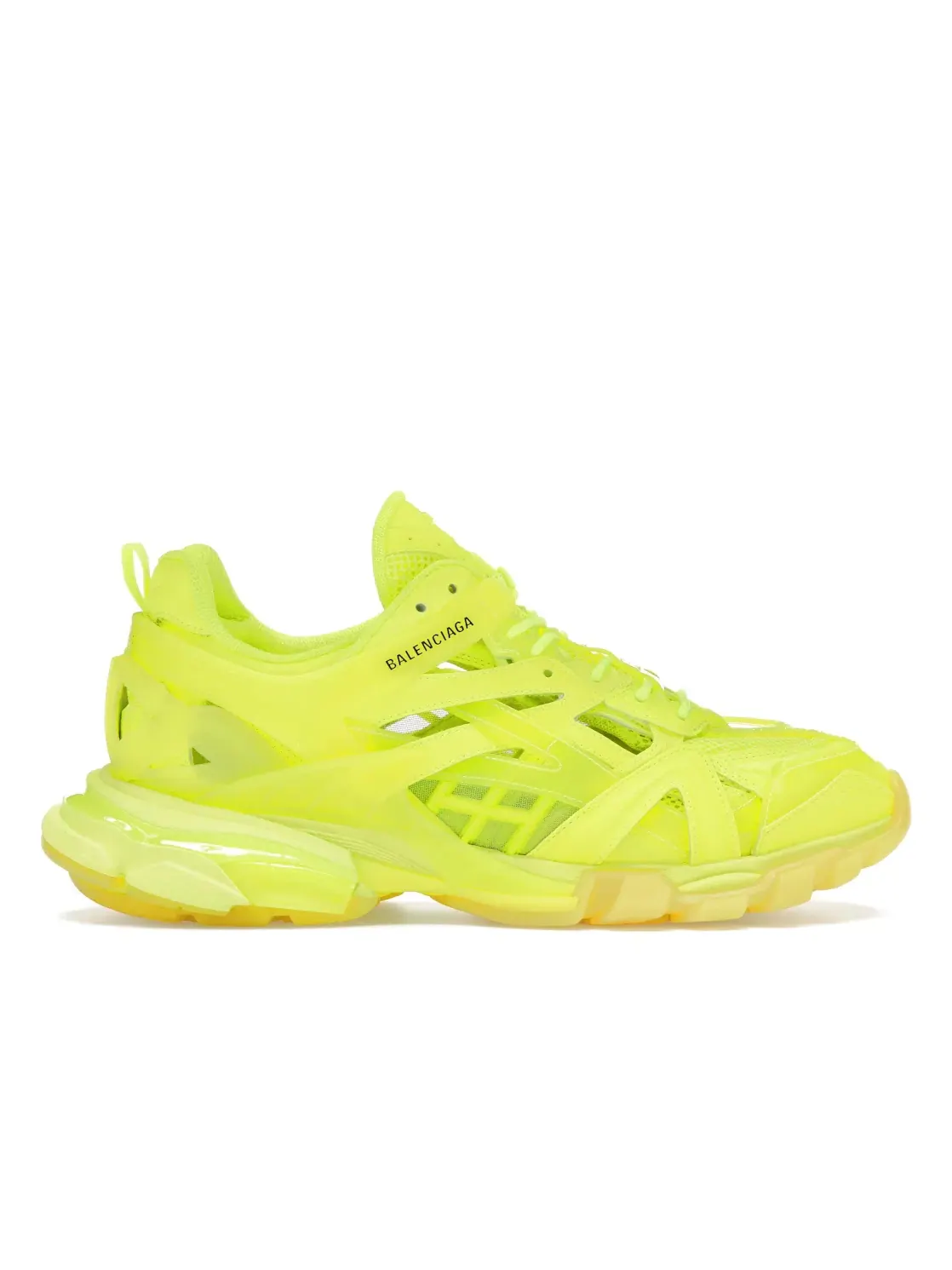 Кроссовки мужские Balenciaga Track 2 Clear Sole Fluo Yellow — изображение 1 из 4, желтый