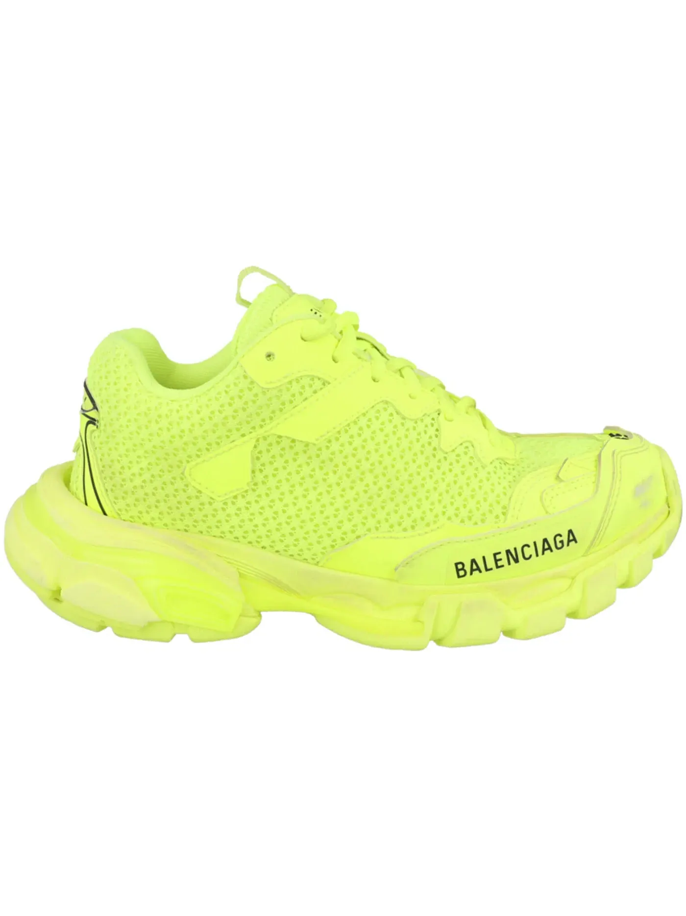 Кроссовки женские Balenciaga Track .3, сетчатый верх — изображение 1 из 1, яркий желтый