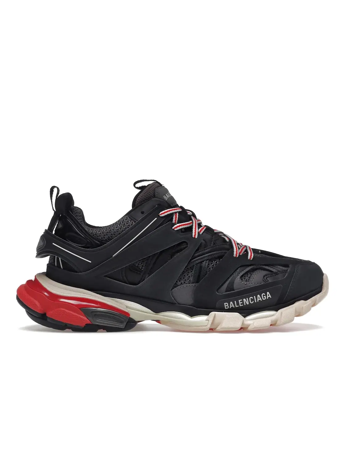 Кроссовки мужские Balenciaga Track, массивный дизайн — изображение 1 из 4, черный серый красный