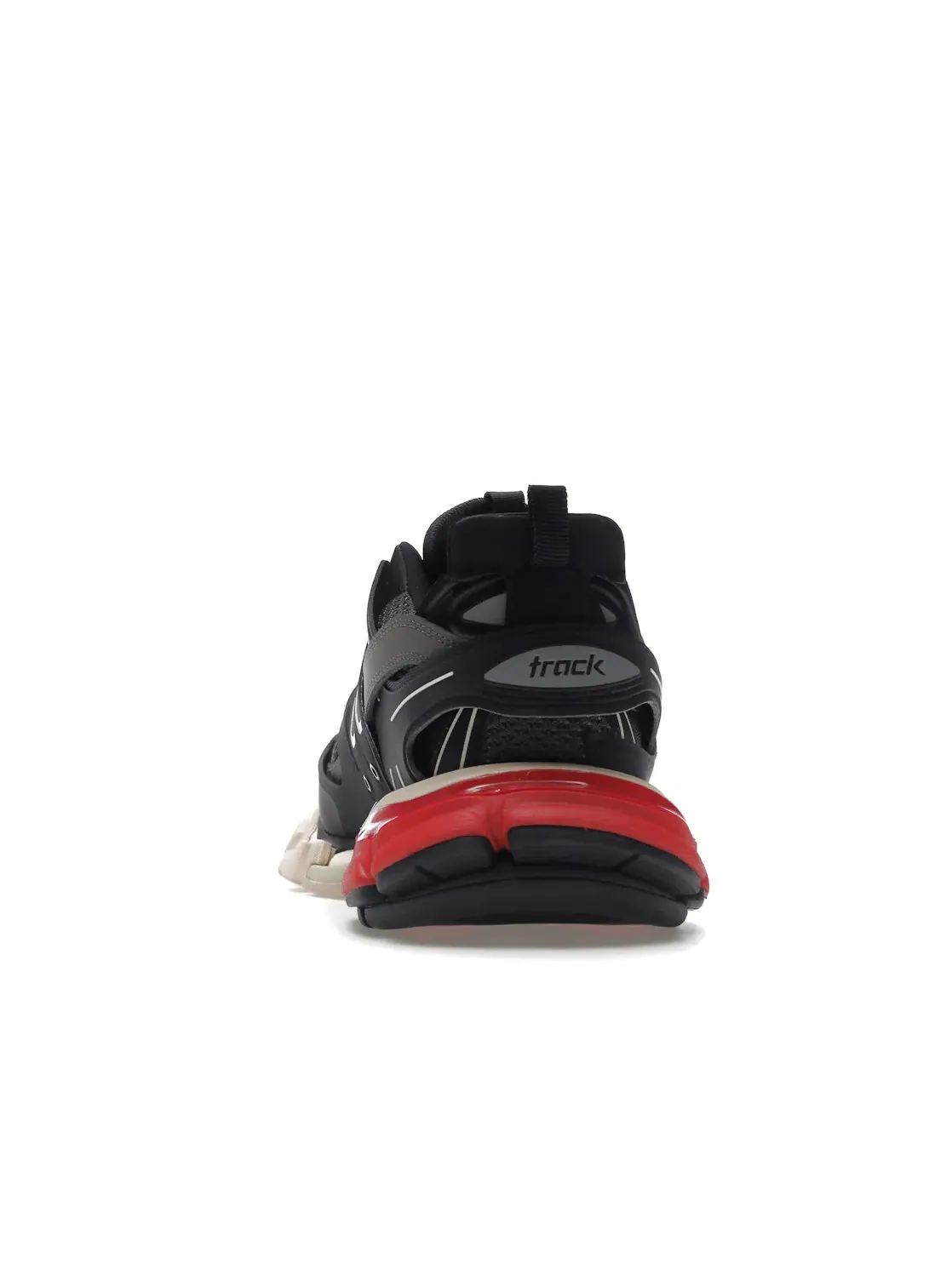 Кроссовки мужские Balenciaga Track, массивный дизайн — изображение 4 из 4, черный серый красный
