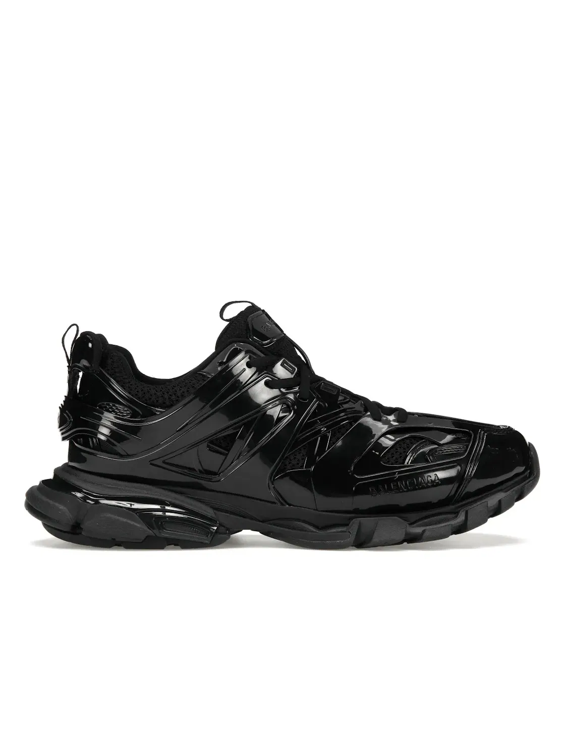 Кроссовки мужские Balenciaga Track, лакированная кожа — изображение 1 из 4, черный