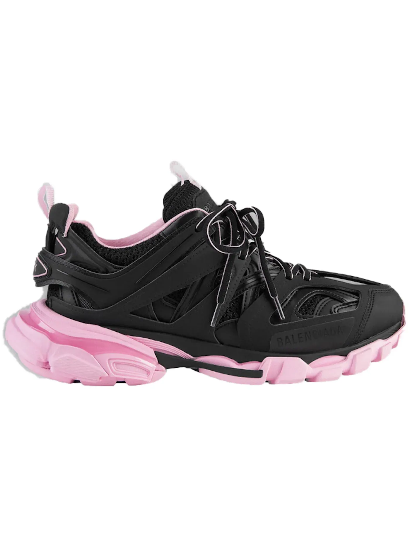 Кроссовки женские Balenciaga Track Массивная Подошва Черно-Розовые — изображение 1 из 1, черный/розовый