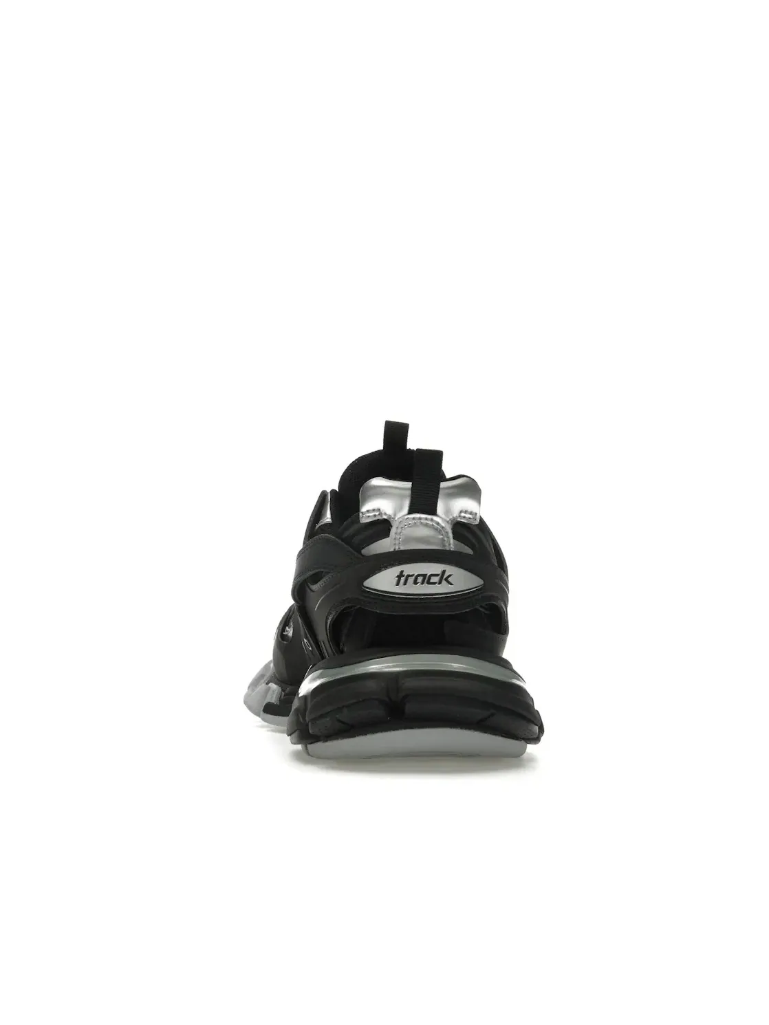 Кроссовки женские Balenciaga Track, спортивный стиль — изображение 4 из 4, черный/серебристый