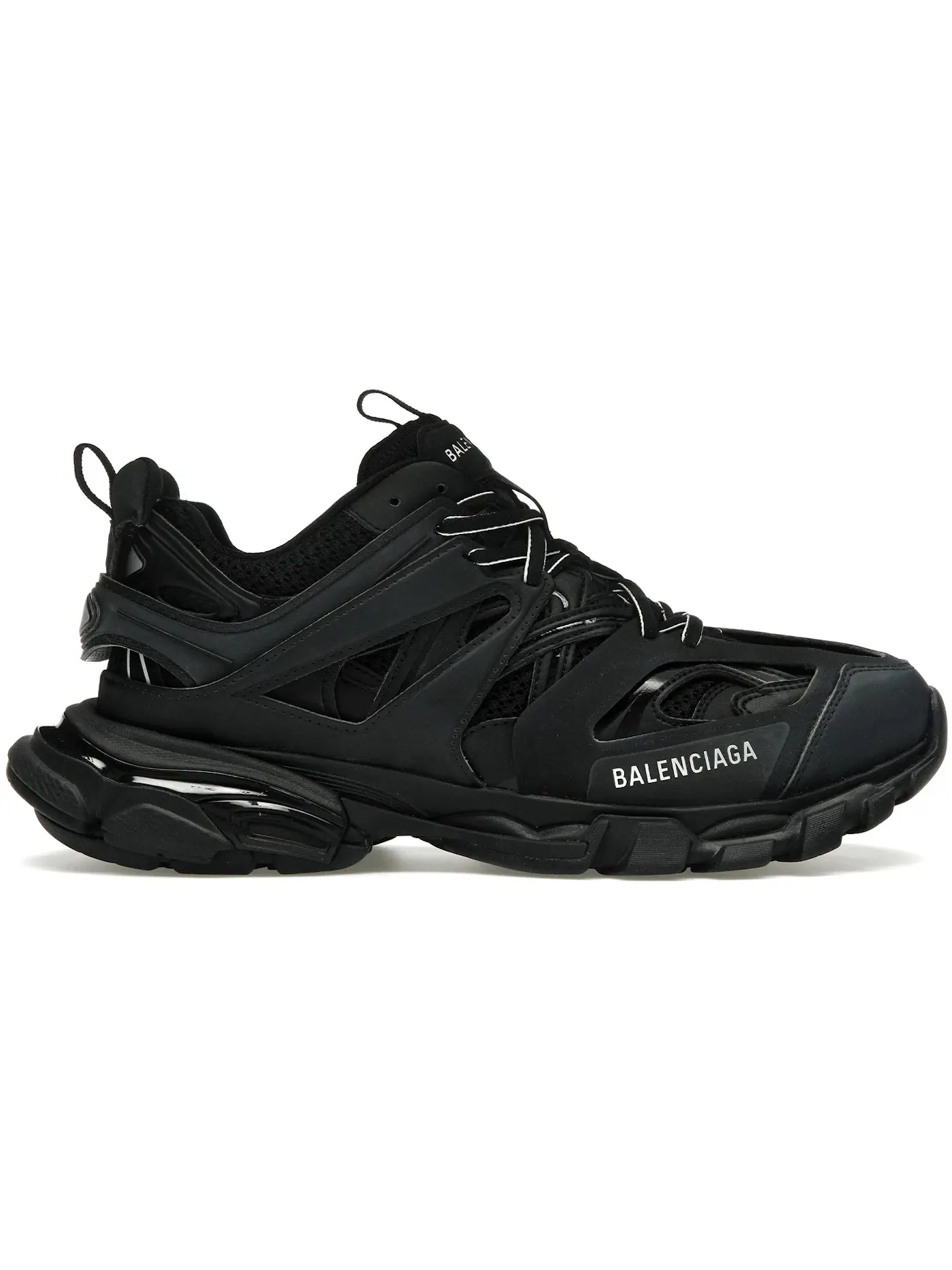 Кроссовки женские Balenciaga Track, многослойный дизайн — изображение 1 из 1, черный/черный