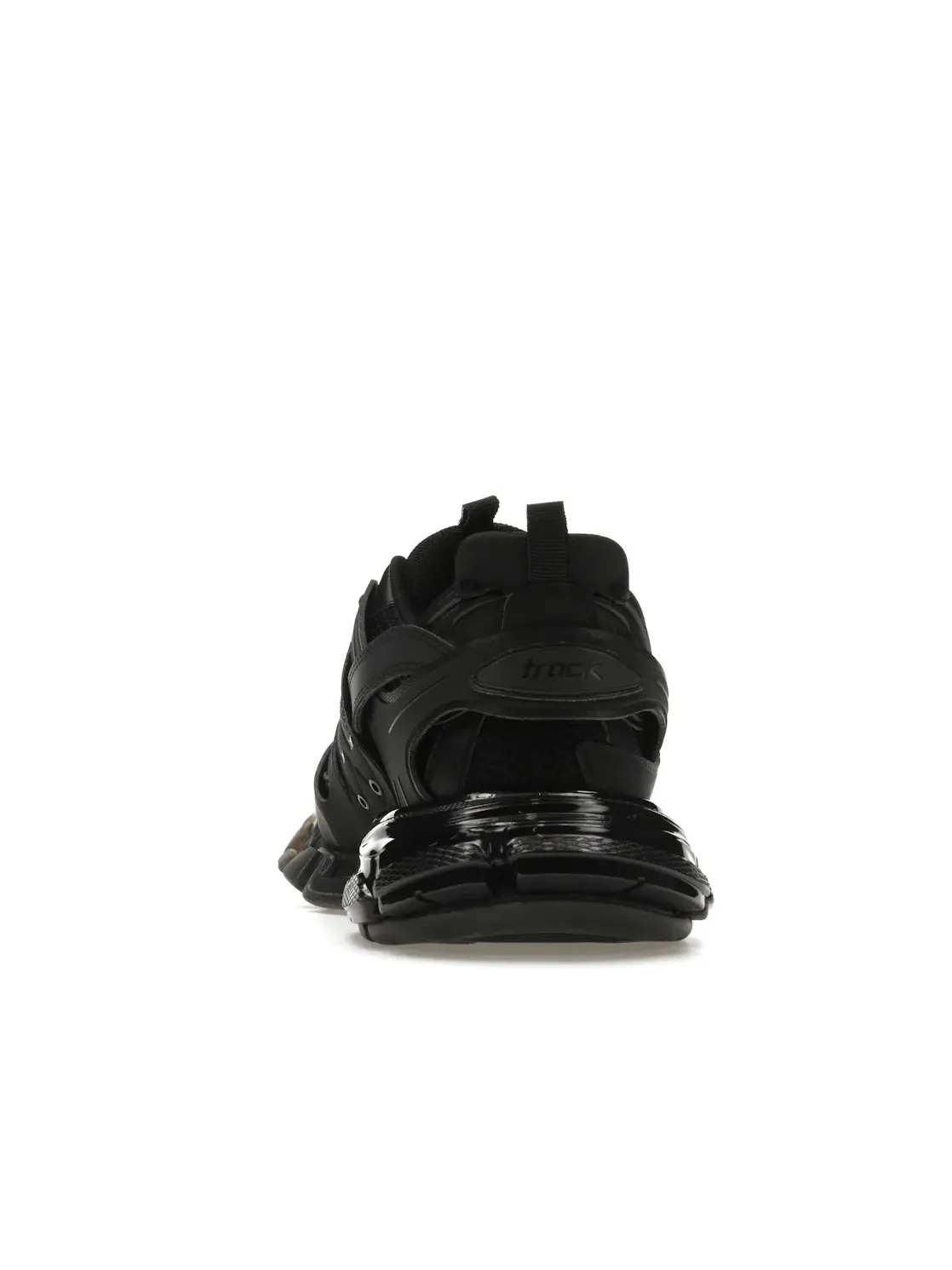 Кроссовки мужские Balenciaga Track Clear Sole, с прозрачной подошвой — изображение 4 из 4, черный