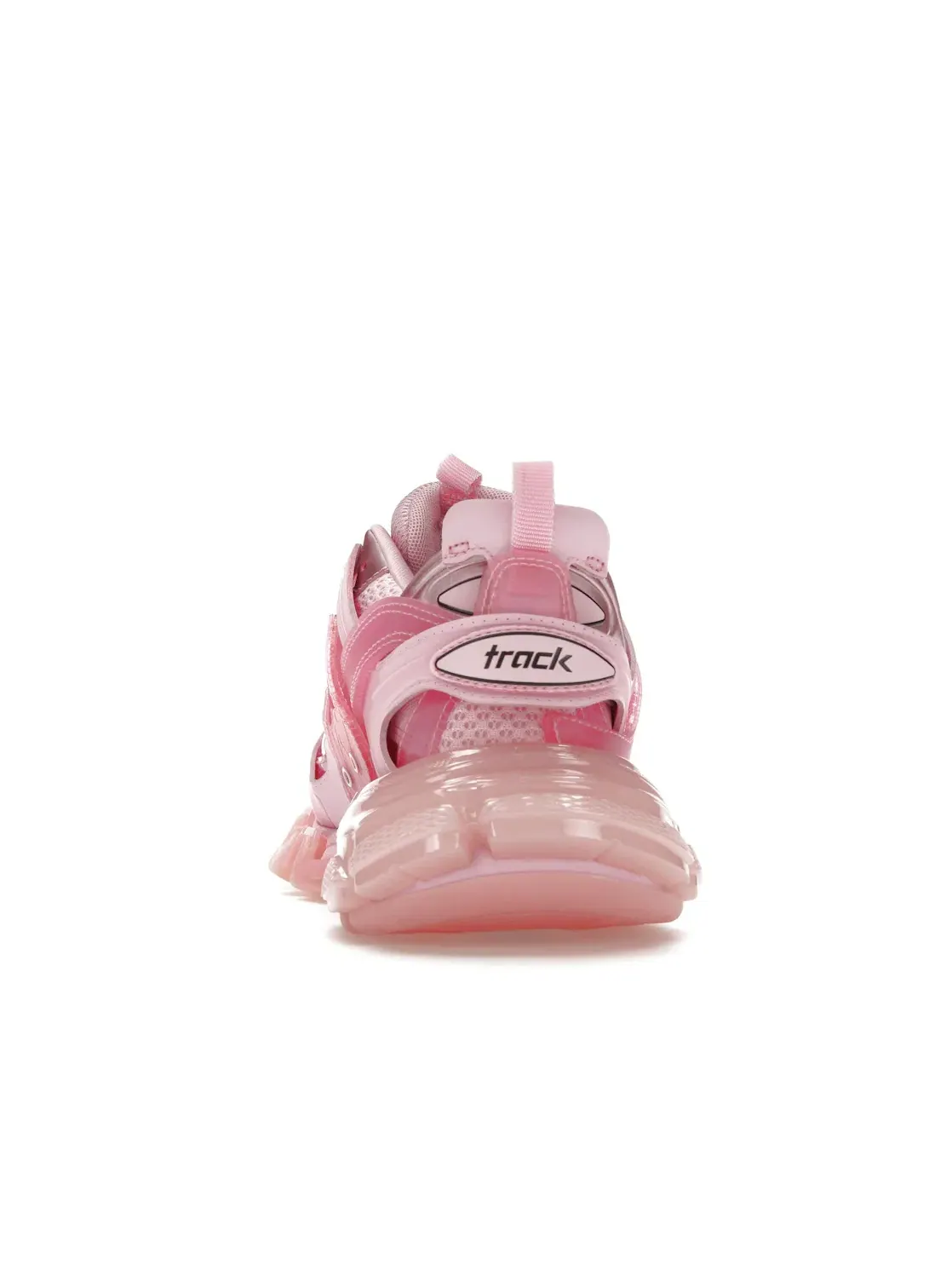 Кроссовки женские Balenciaga Track Clear Sole, прозрачная подошва — изображение 4 из 4, розовый