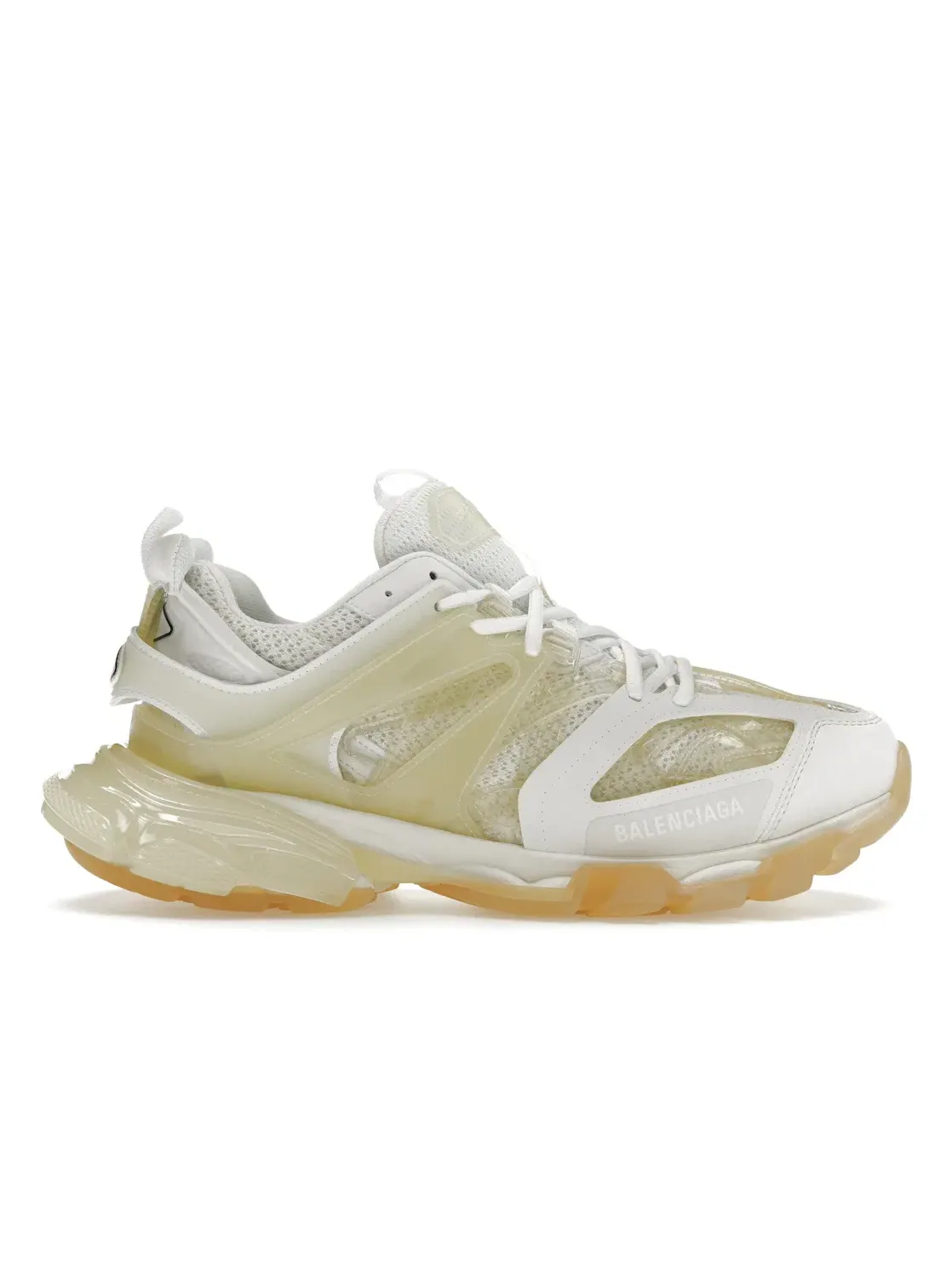 Кроссовки мужские Balenciaga Track Clear Sole, White — изображение 1 из 4, прозрачный
