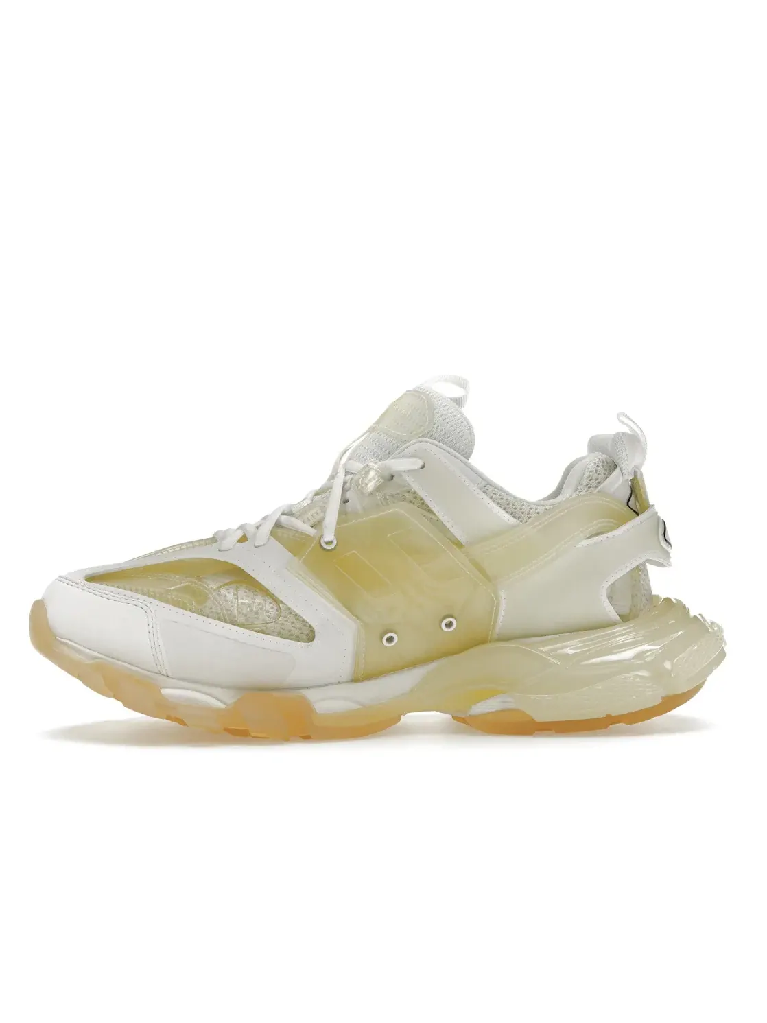 Кроссовки мужские Balenciaga Track Clear Sole, White — изображение 3 из 4, прозрачный