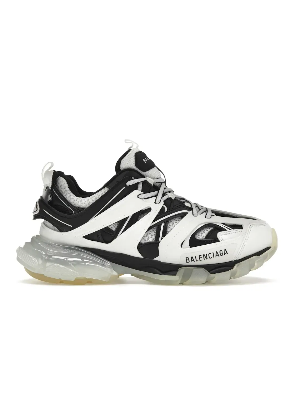 Кроссовки женские Balenciaga Track Clear Sole — изображение 1 из 4, черный/белый