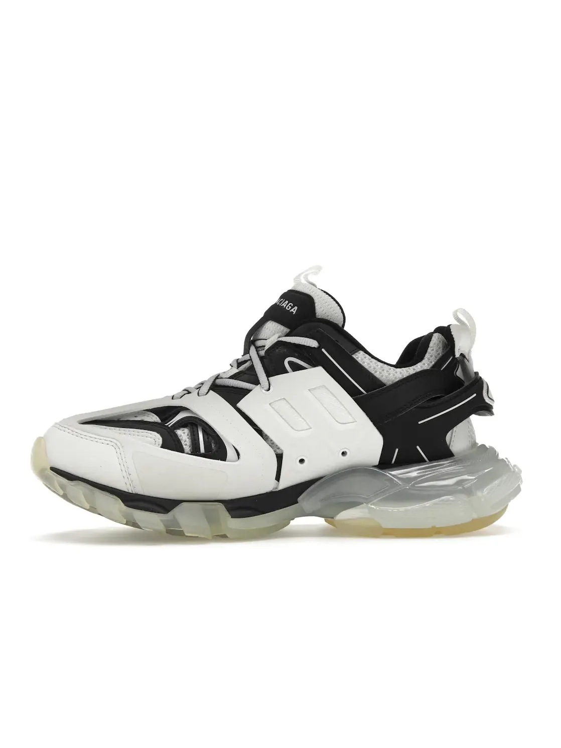 Кроссовки женские Balenciaga Track Clear Sole — изображение 3 из 4, черный/белый