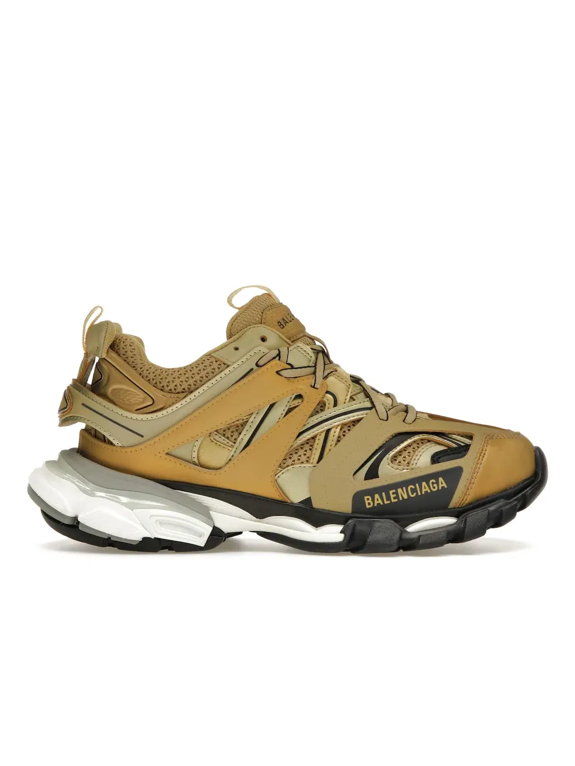Кроссовки женские Balenciaga Track Trainer, с принтом — изображение 1 из 4, золотистый/черный