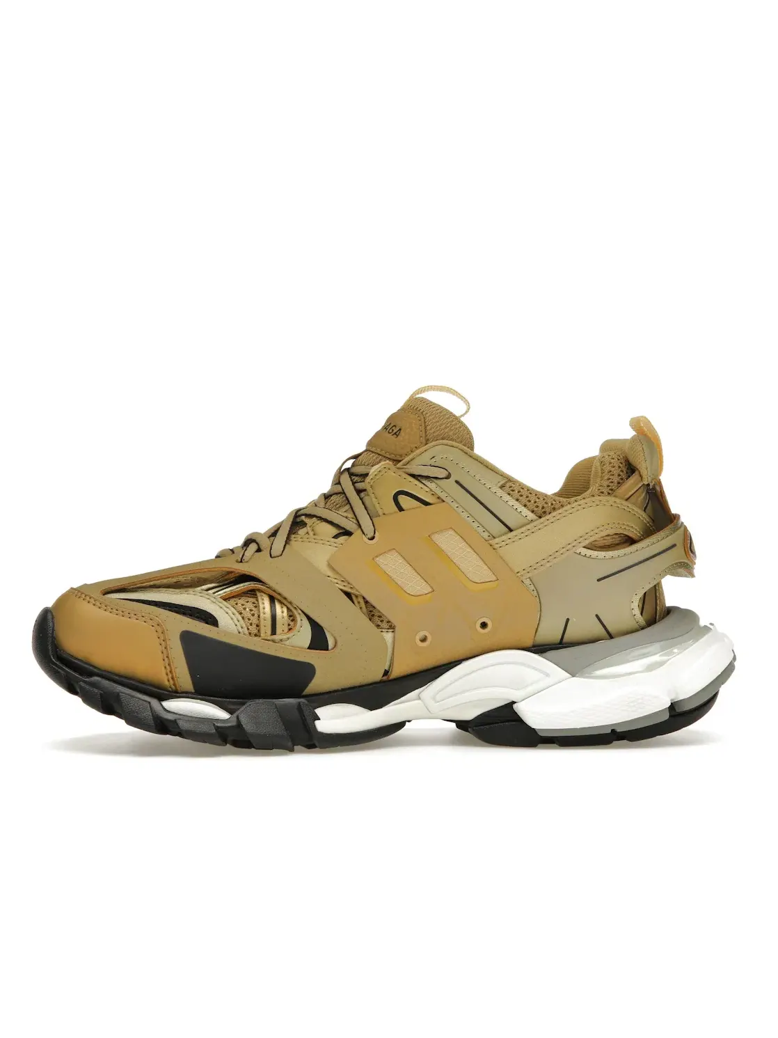 Кроссовки женские Balenciaga Track Trainer, с принтом — изображение 3 из 4, золотистый/черный