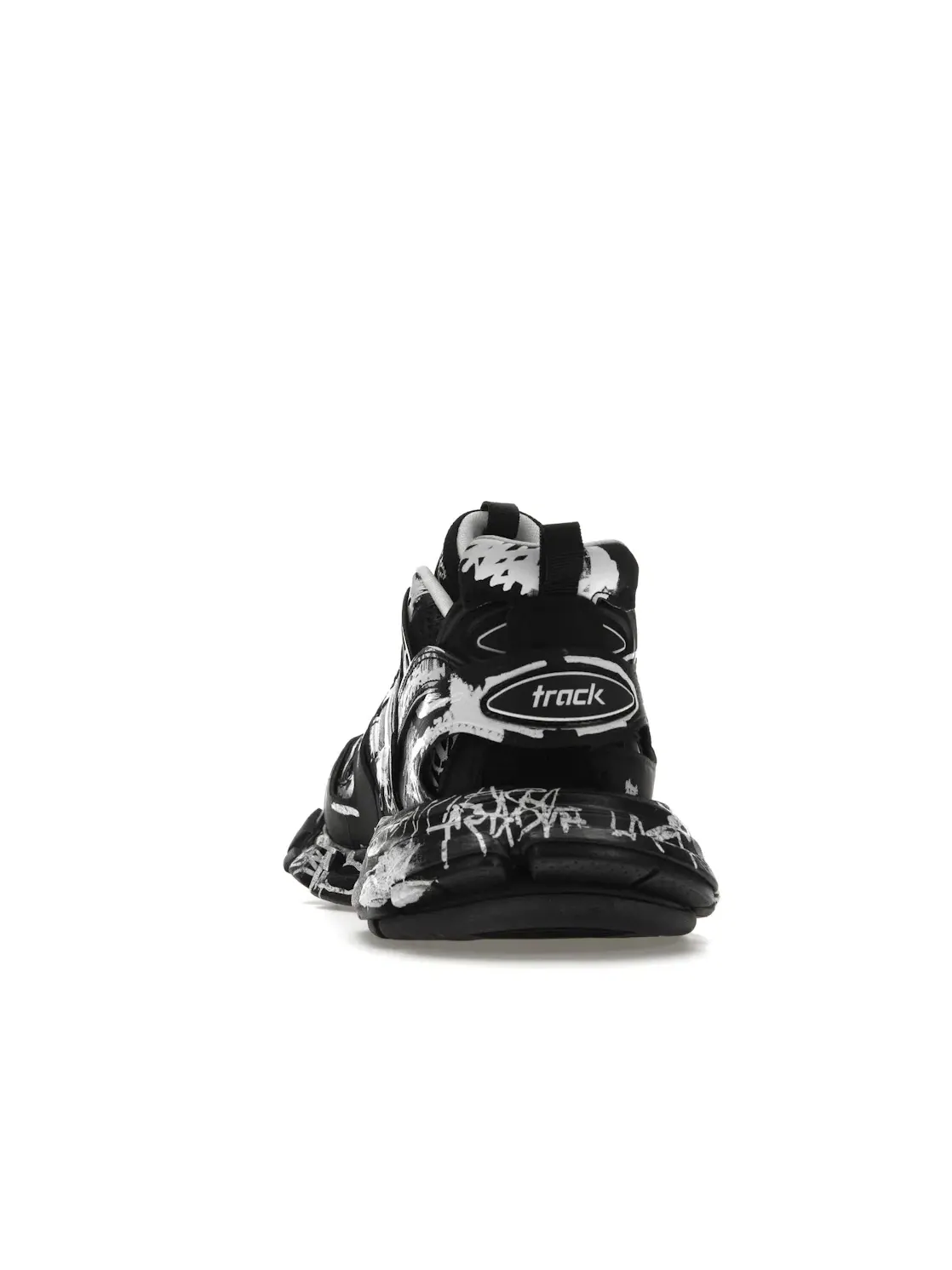 Кроссовки мужские Balenciaga Track Graffiti, с принтом — изображение 4 из 4, белый