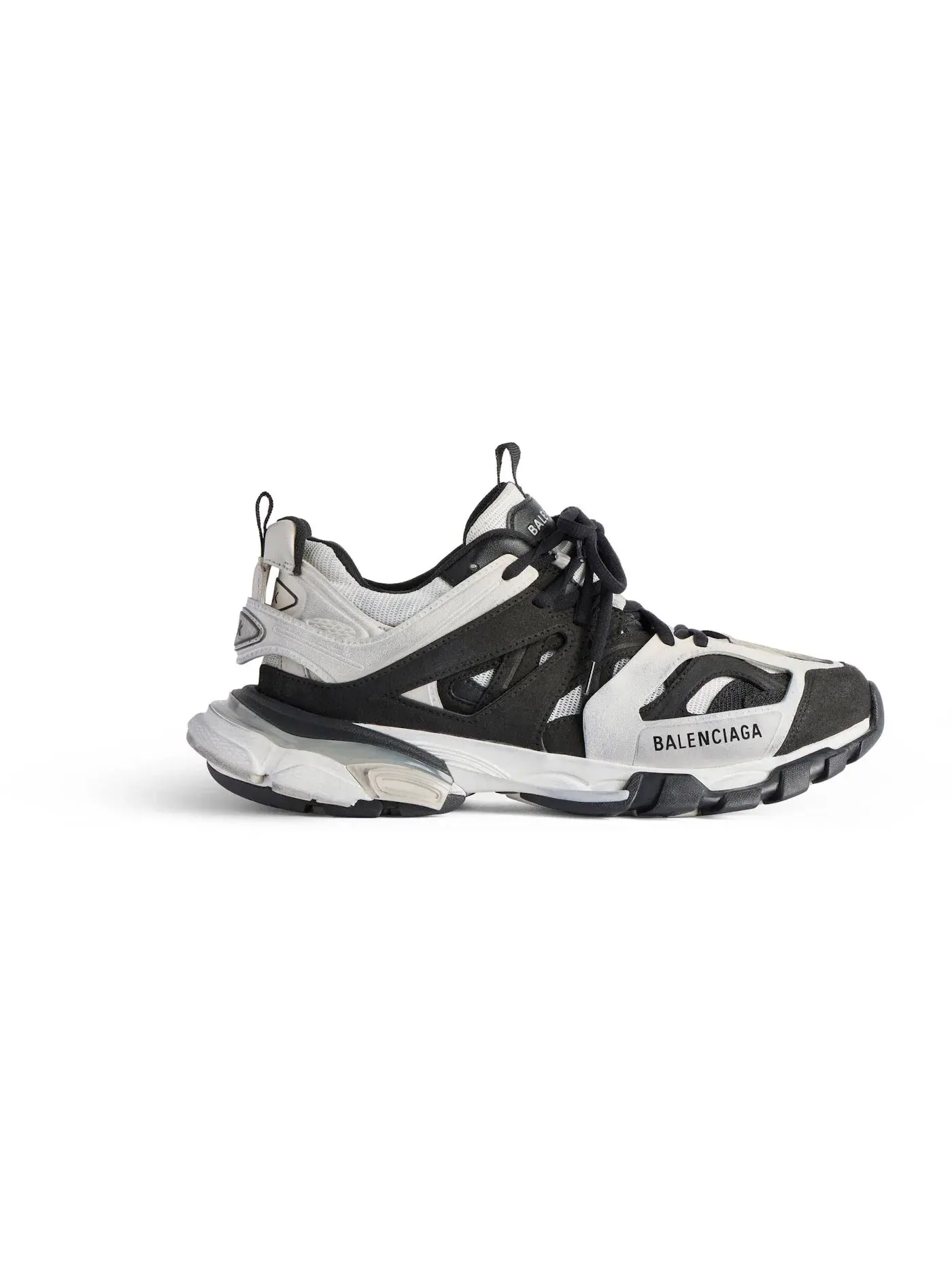 Кроссовки мужские Balenciaga Track, с сетчатым верхом — изображение 1 из 1, серый/черный/белый
