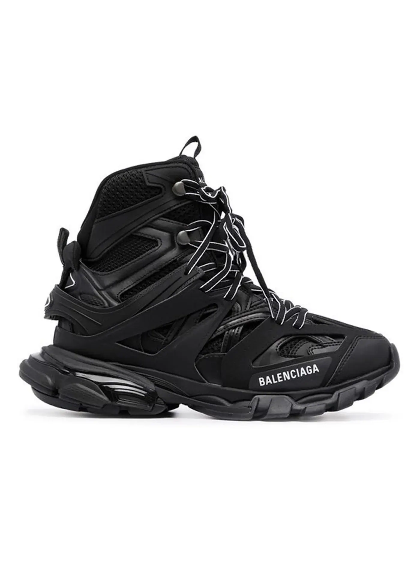 Женские кроссовки с массивной подошвой Balenciaga Track Hike — изображение 1 из 1, черный/черный/белый