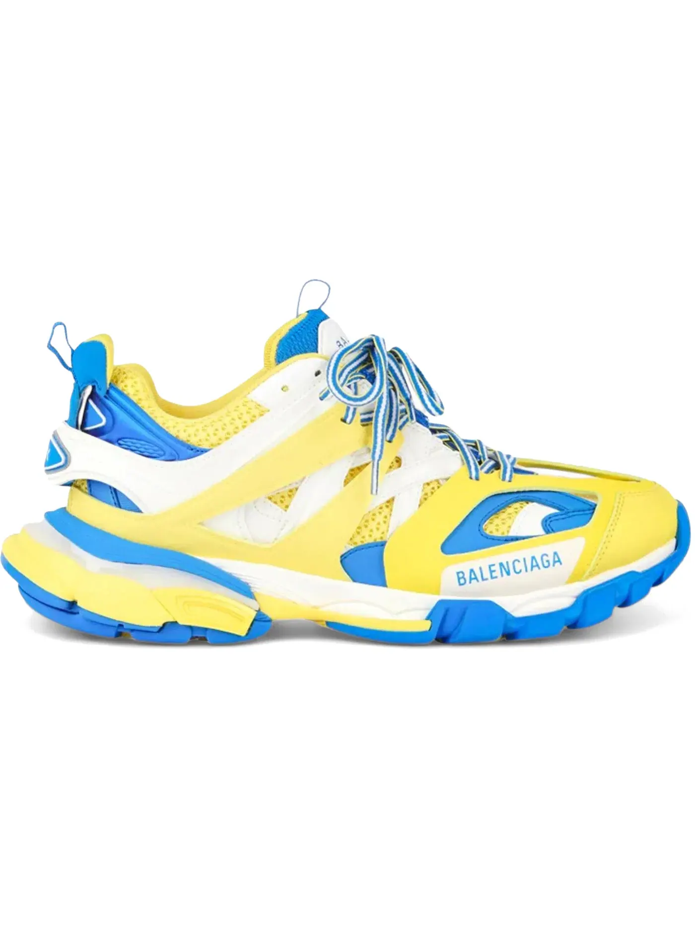 Кроссовки мужские Balenciaga Track LED, с подсветкой — изображение 1 из 1, желтый синий