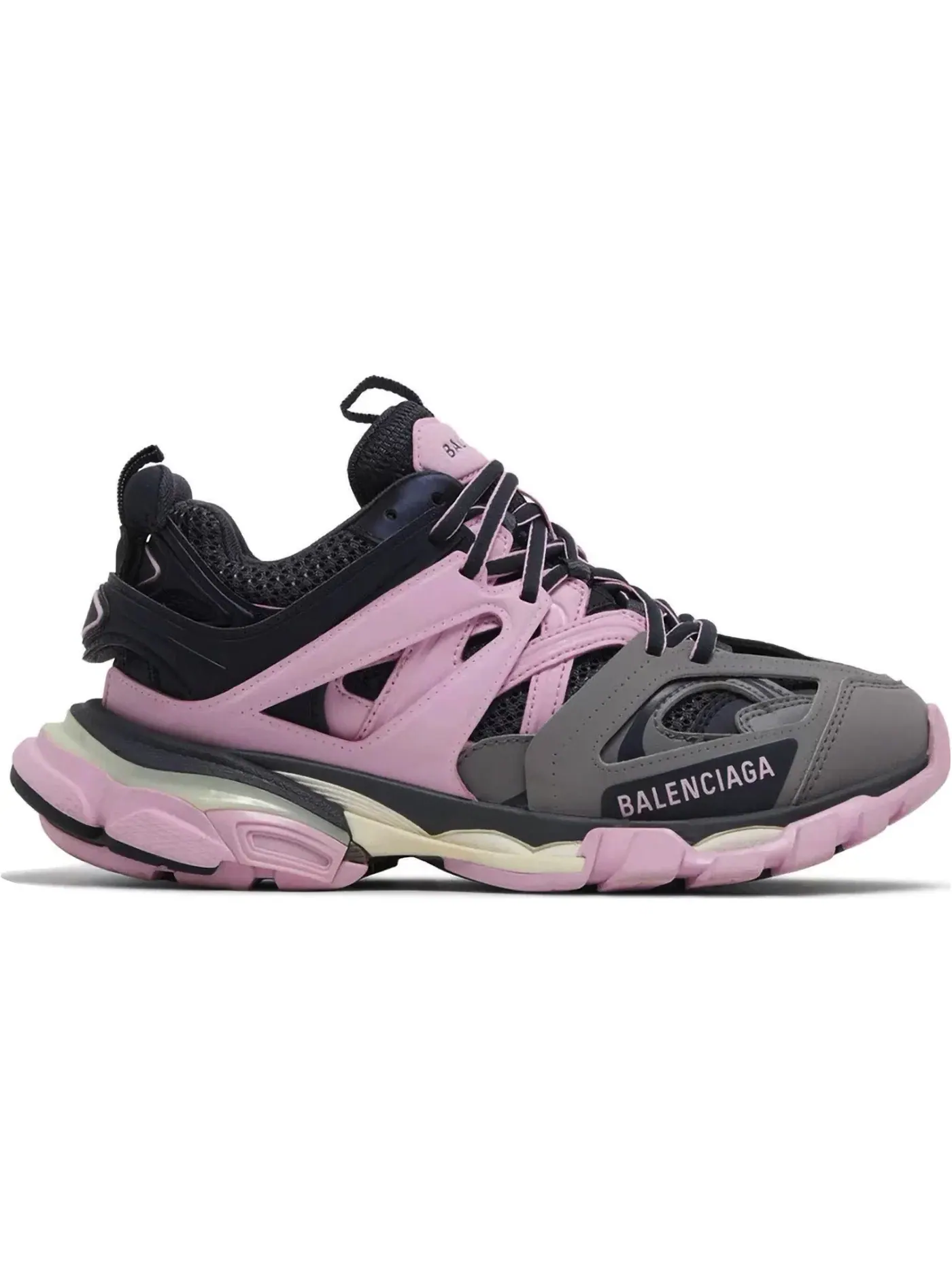 Кроссовки женские Balenciaga Track, с массивной подошвой — изображение 1 из 1, розовый серый