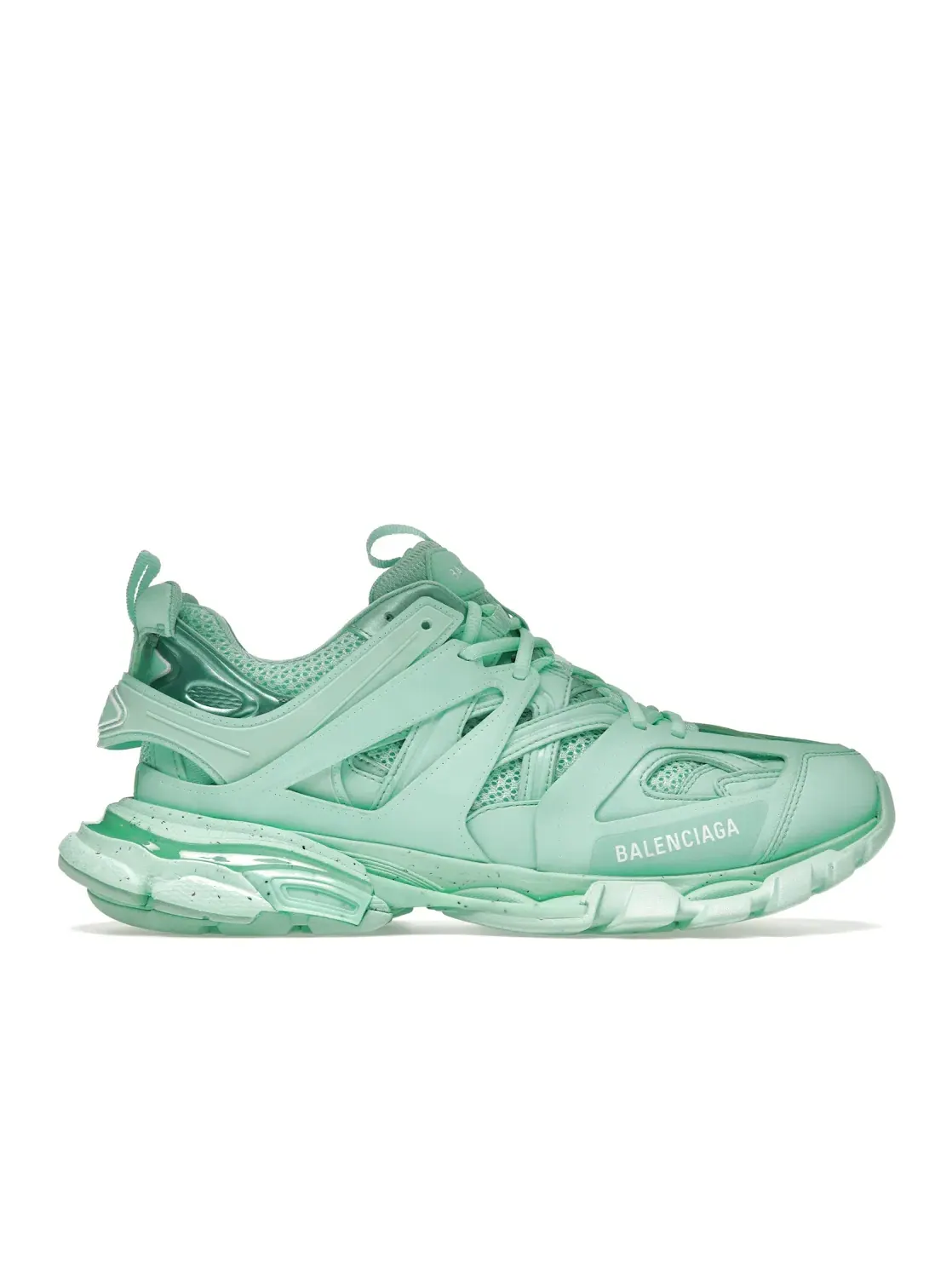 Кроссовки мужские Balenciaga Track Recycled, из переработанных материалов — изображение 1 из 4, зеленый