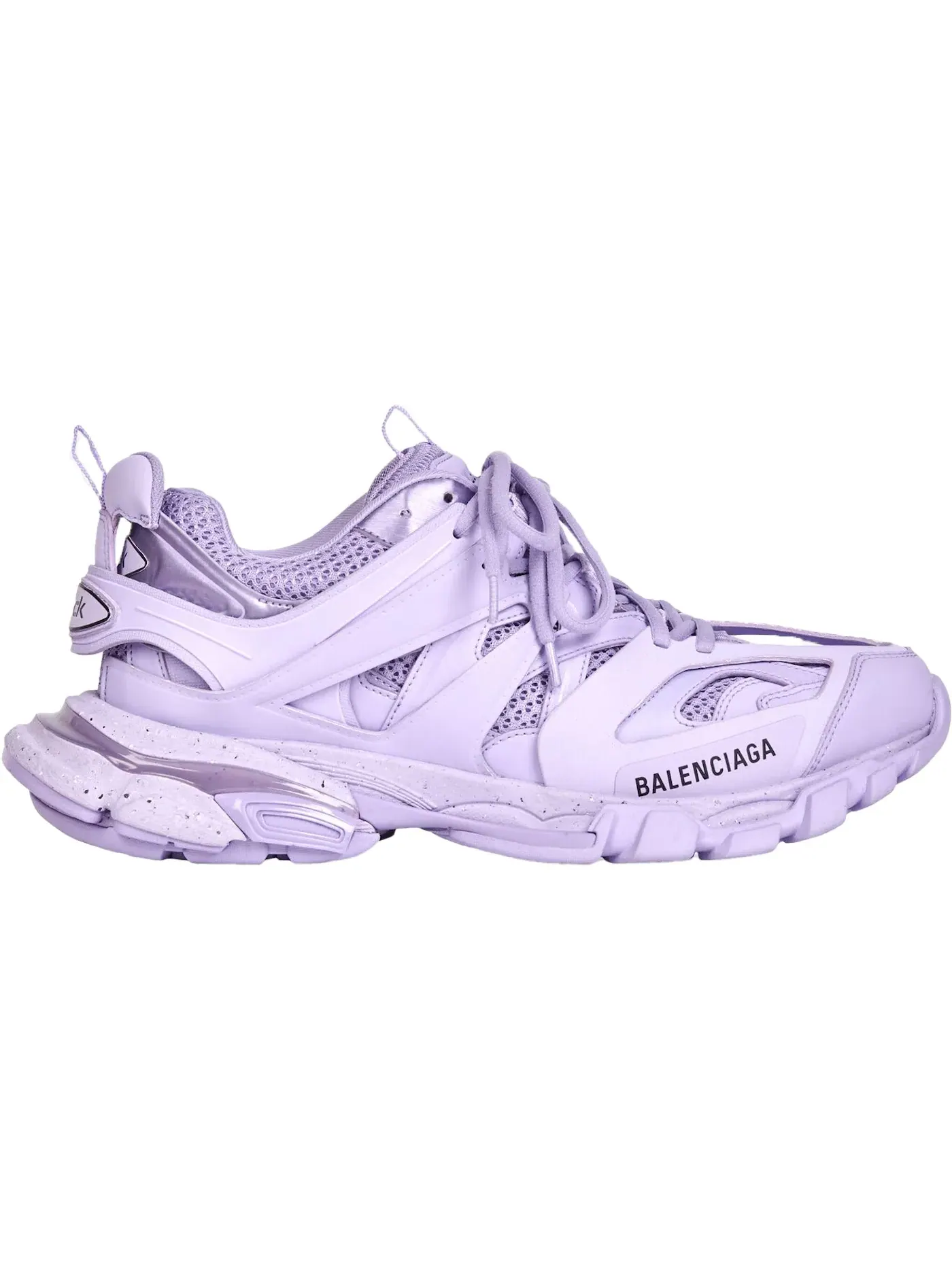 Кроссовки женские Balenciaga Track Recycled с принтом — изображение 1 из 1, фиолетовый