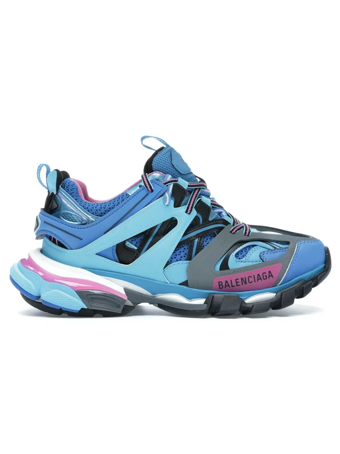 Женские кроссовки с уникальным дизайном Balenciaga Track — изображение 1 из 4, синий/розовый/белый
