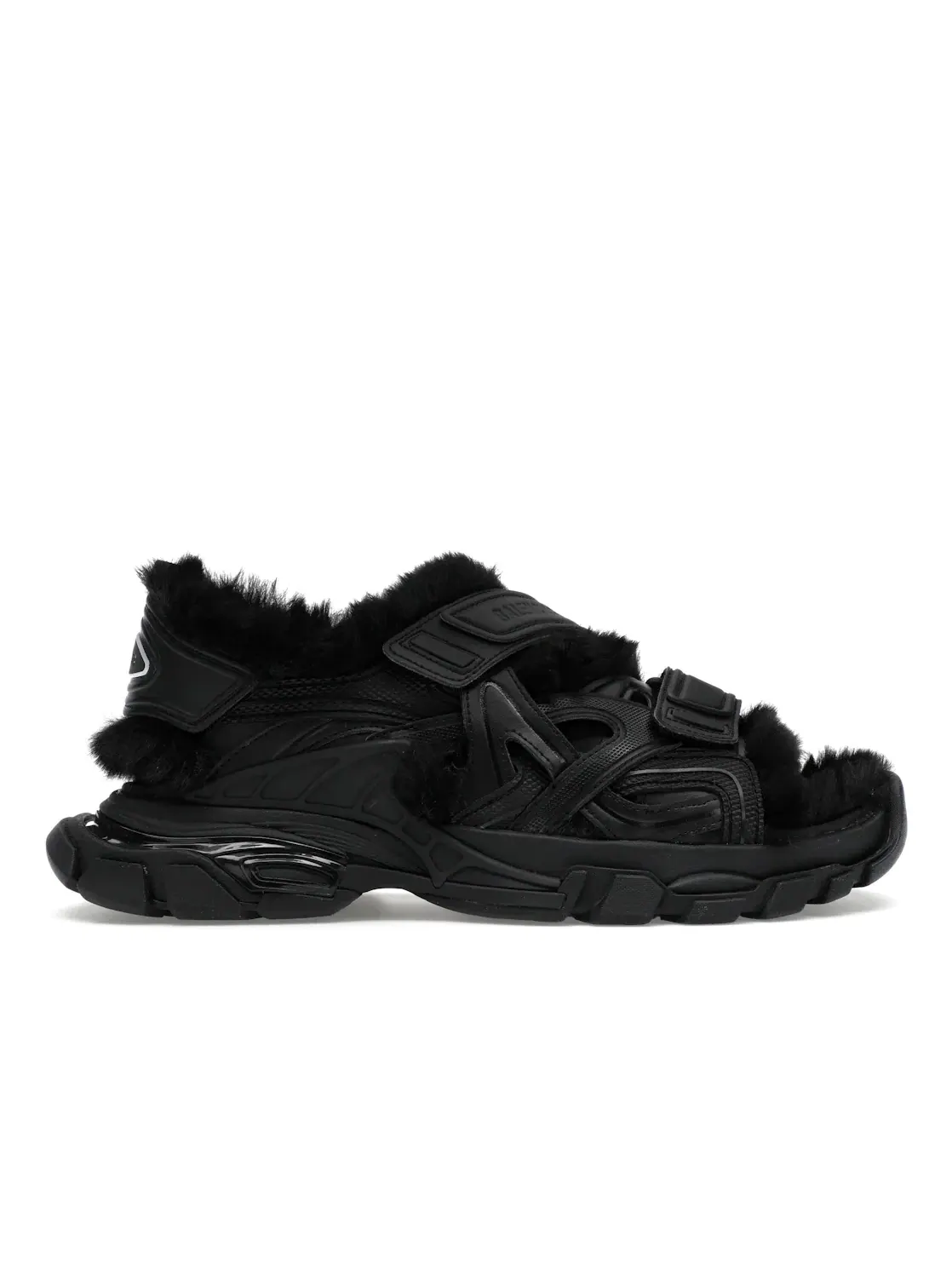 Сандалии женские Balenciaga Track Sandal Fake Fur