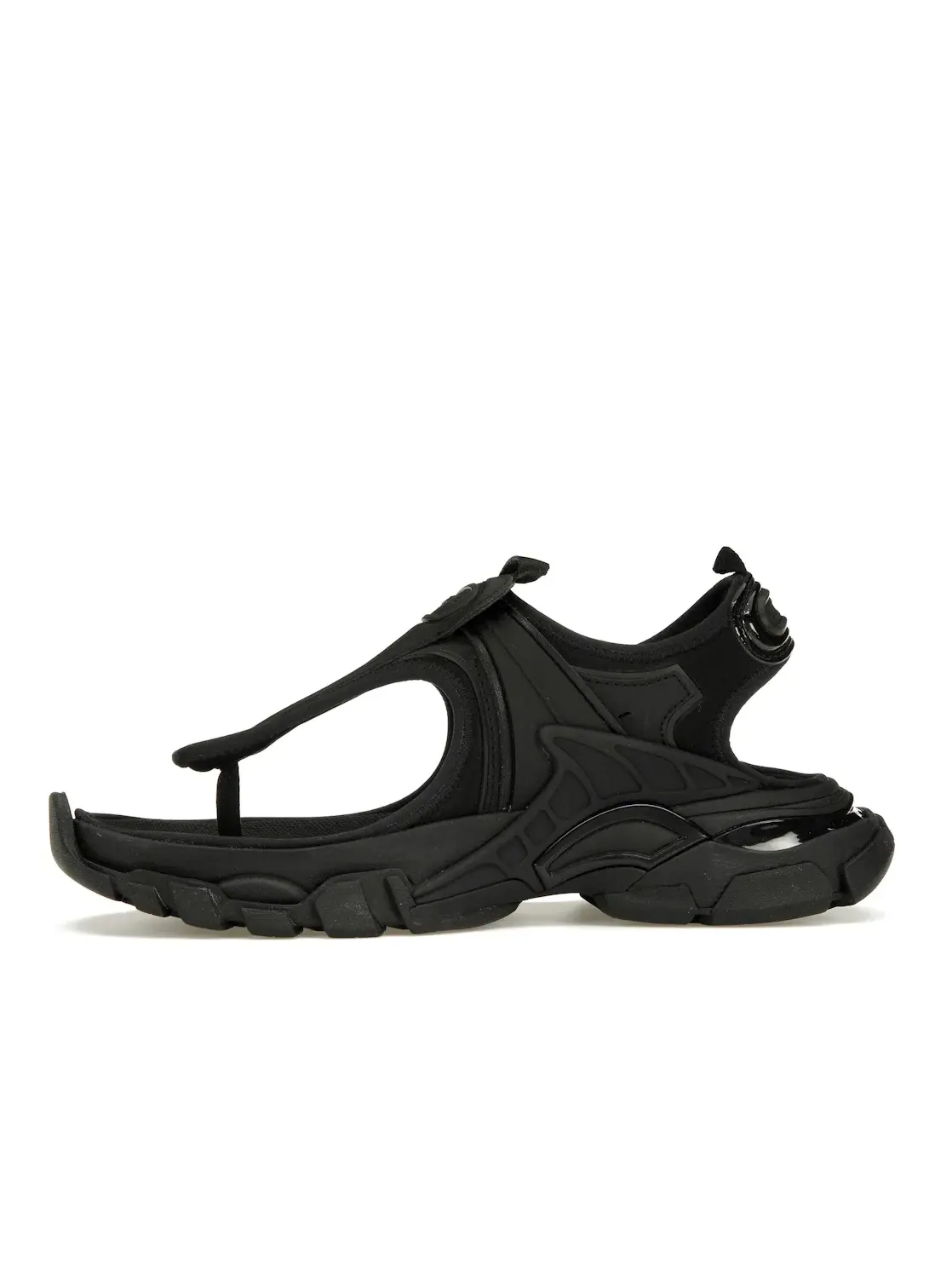 Сандалии женские Balenciaga Track Thong Sandal — изображение 3 из 4, черный