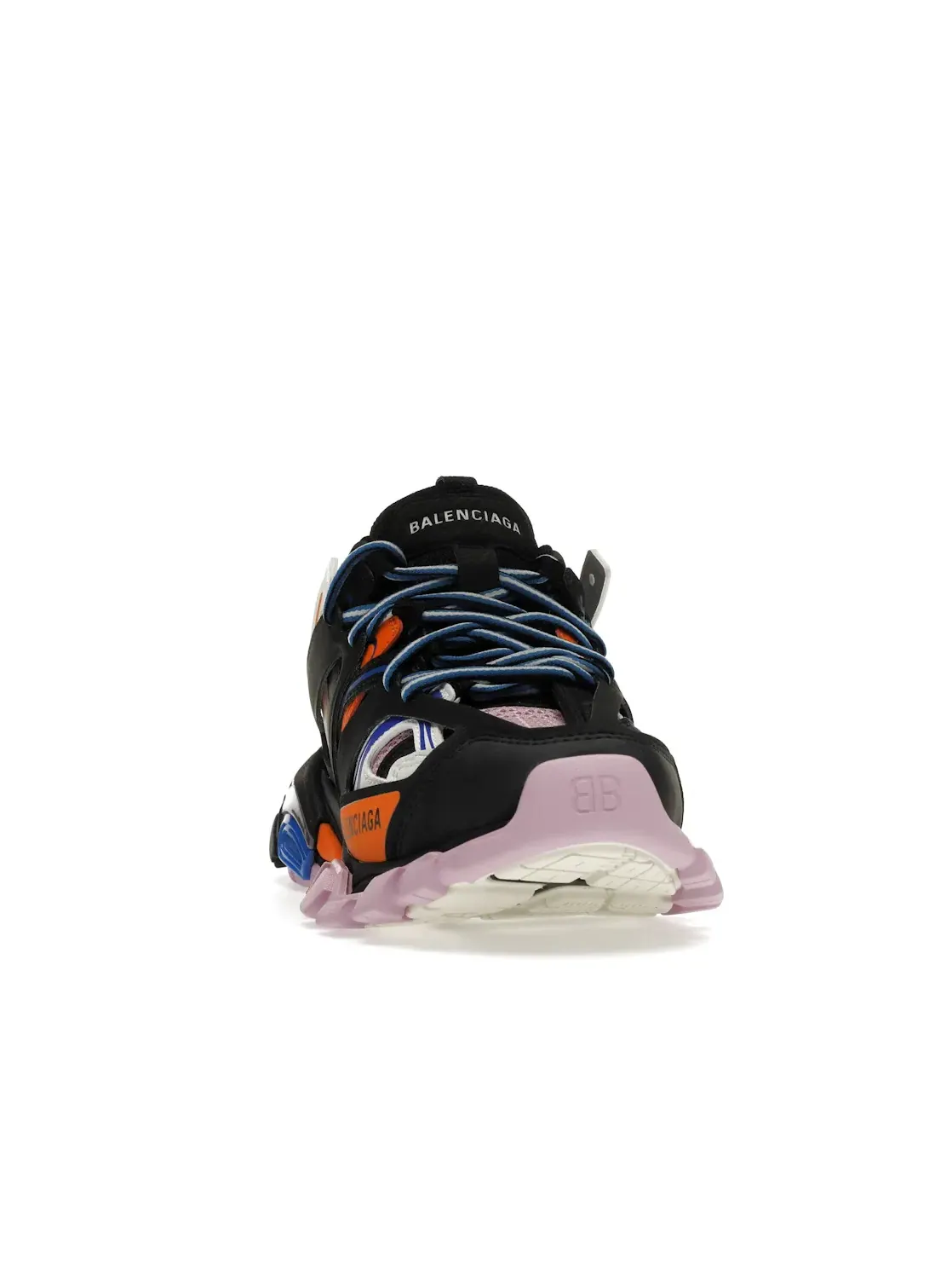 Кроссовки Balenciaga Track Trainers с принтом — изображение 2 из 4, черный/оранжевый/розовый
