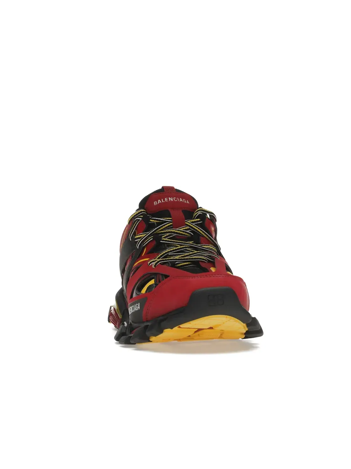 Кроссовки мужские Balenciaga Track Trainers, контрастный дизайн — изображение 2 из 4, черный/бордовый