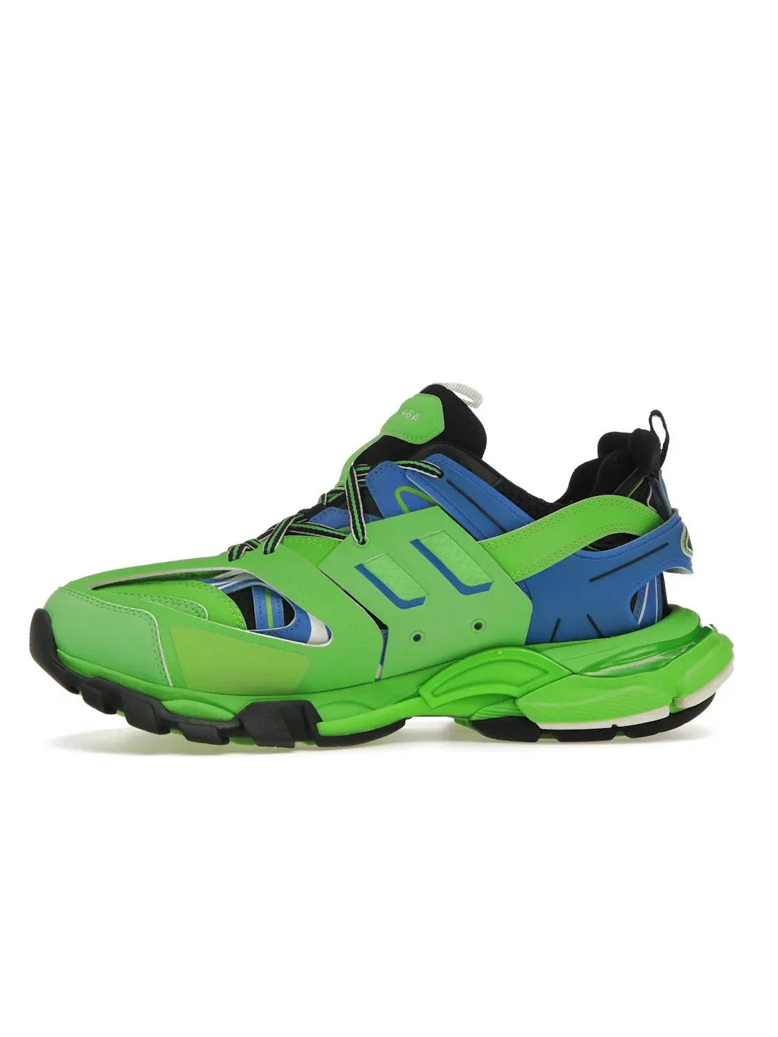 Кроссовки Balenciaga Track Trainers с принтом — изображение 3 из 4, зеленый/синий
