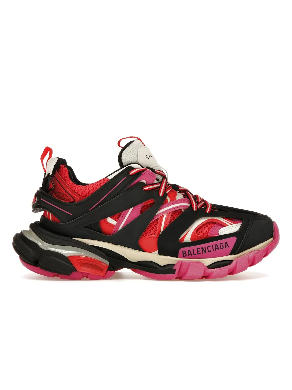 Кроссовки женские Balenciaga Track Trainers — изображение 1 из 4, черный/красный/розовый