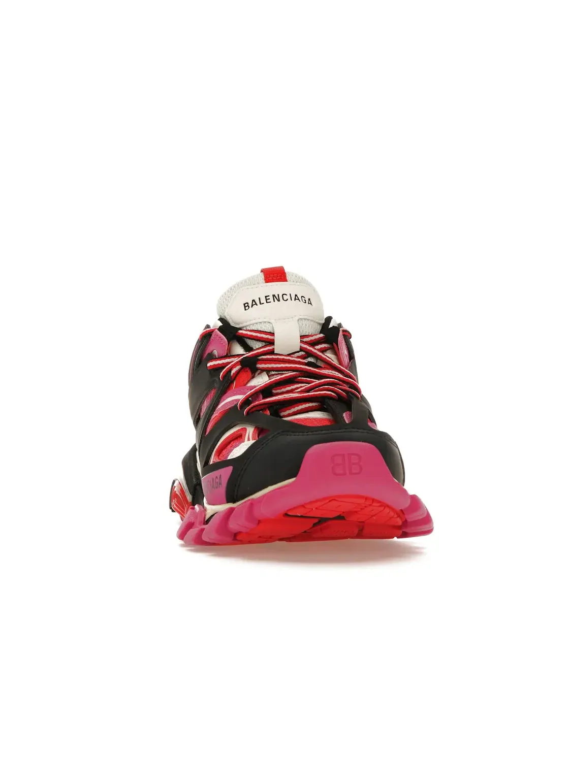 Кроссовки женские Balenciaga Track Trainers — изображение 2 из 4, черный/красный/розовый
