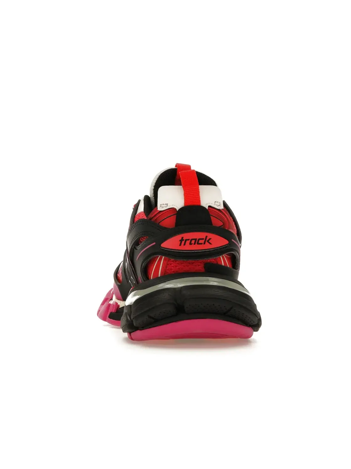 Кроссовки женские Balenciaga Track Trainers — изображение 4 из 4, черный/красный/розовый