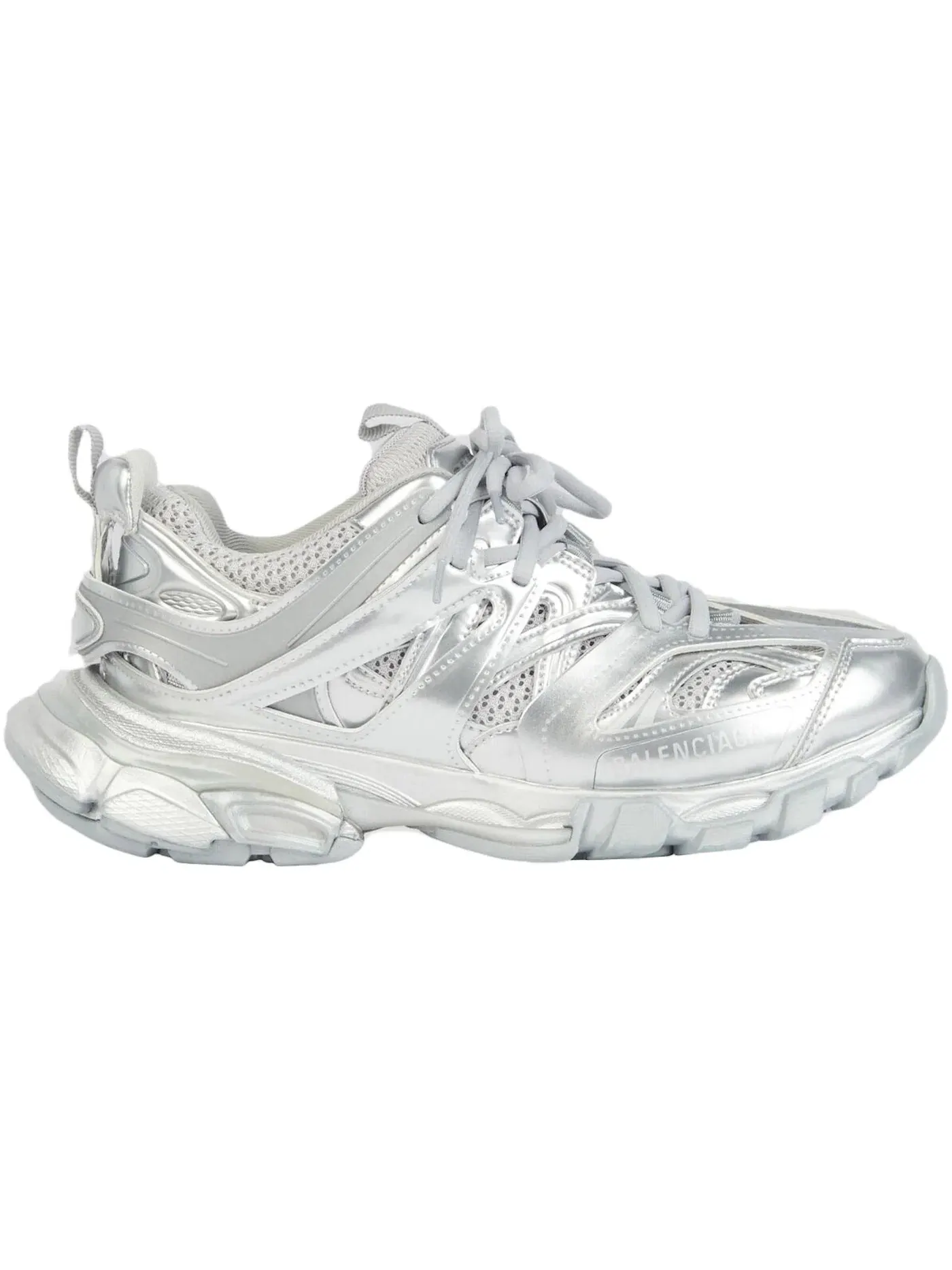 Кроссовки мужские Balenciaga Track, с массивной подошвой — изображение 1 из 1, серебряный