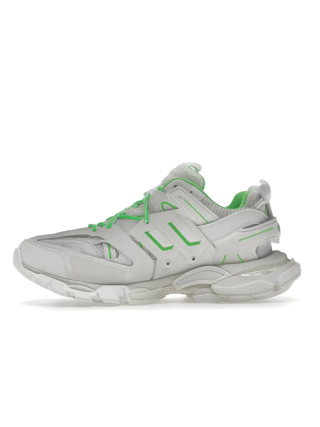Кроссовки мужские Balenciaga Track, с массивной подошвой — изображение 3 из 4, белый/зеленый