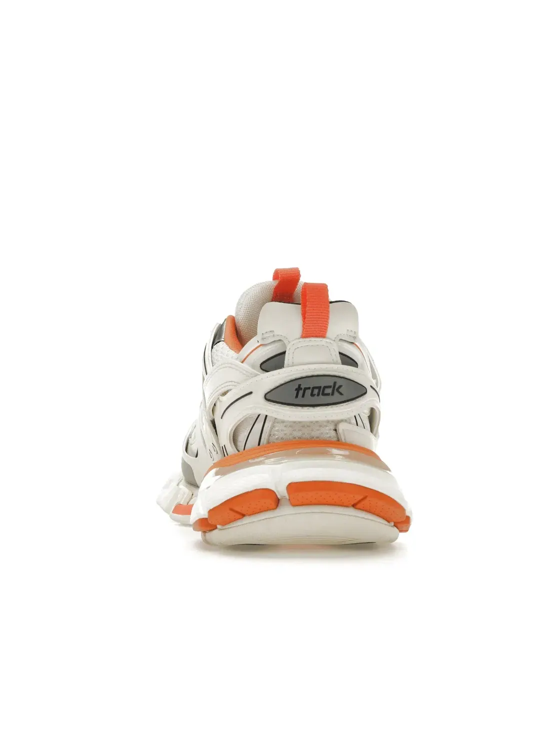 Кроссовки женские Balenciaga Track, с контрастными вставками — изображение 4 из 4, белый оранжевый