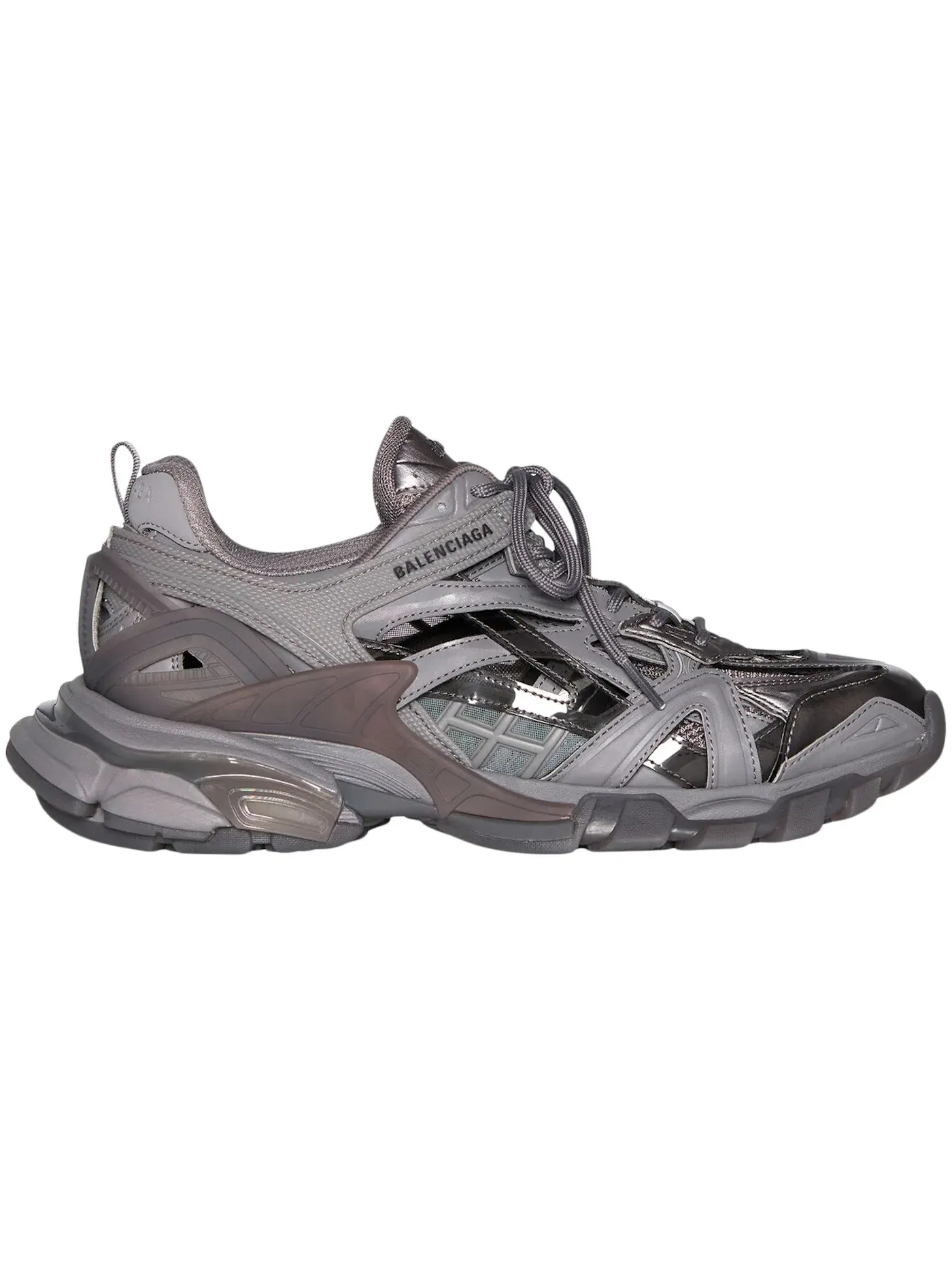 Кроссовки Balenciaga Track.2 Clear Sole Grey — изображение 1 из 1, серый