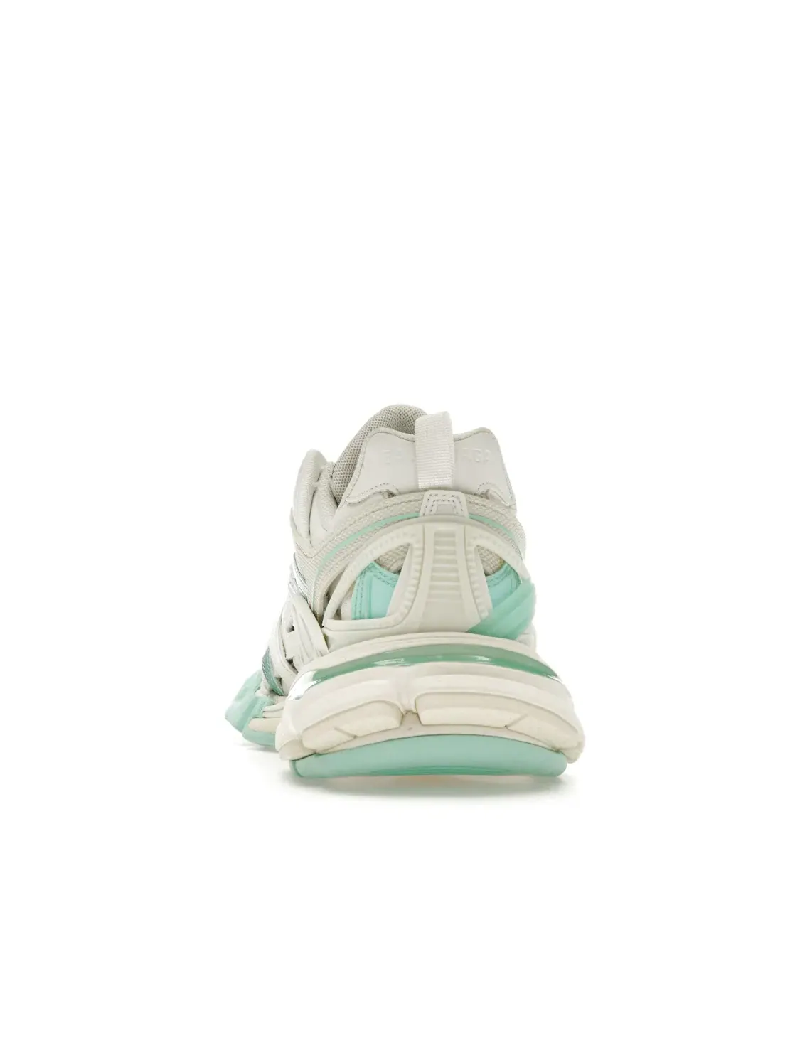 Кроссовки женские Balenciaga Track.2 с принтом — изображение 4 из 4, зеленый/кремовый