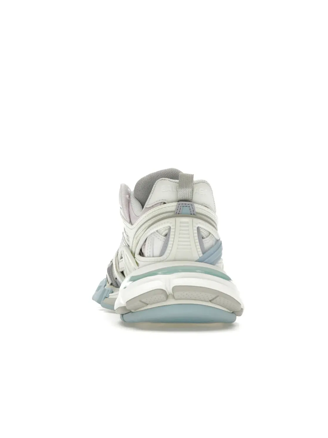 Кроссовки женские Balenciaga Track.2, многослойный дизайн — изображение 4 из 4, белый/розовый/синий