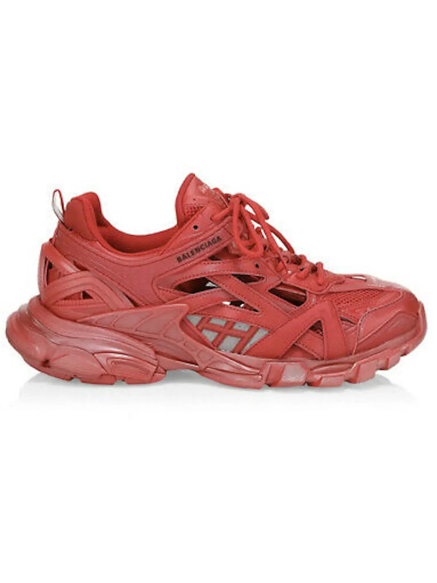 Кроссовки мужские Balenciaga Track.2 с принтом — изображение 1 из 1, красные