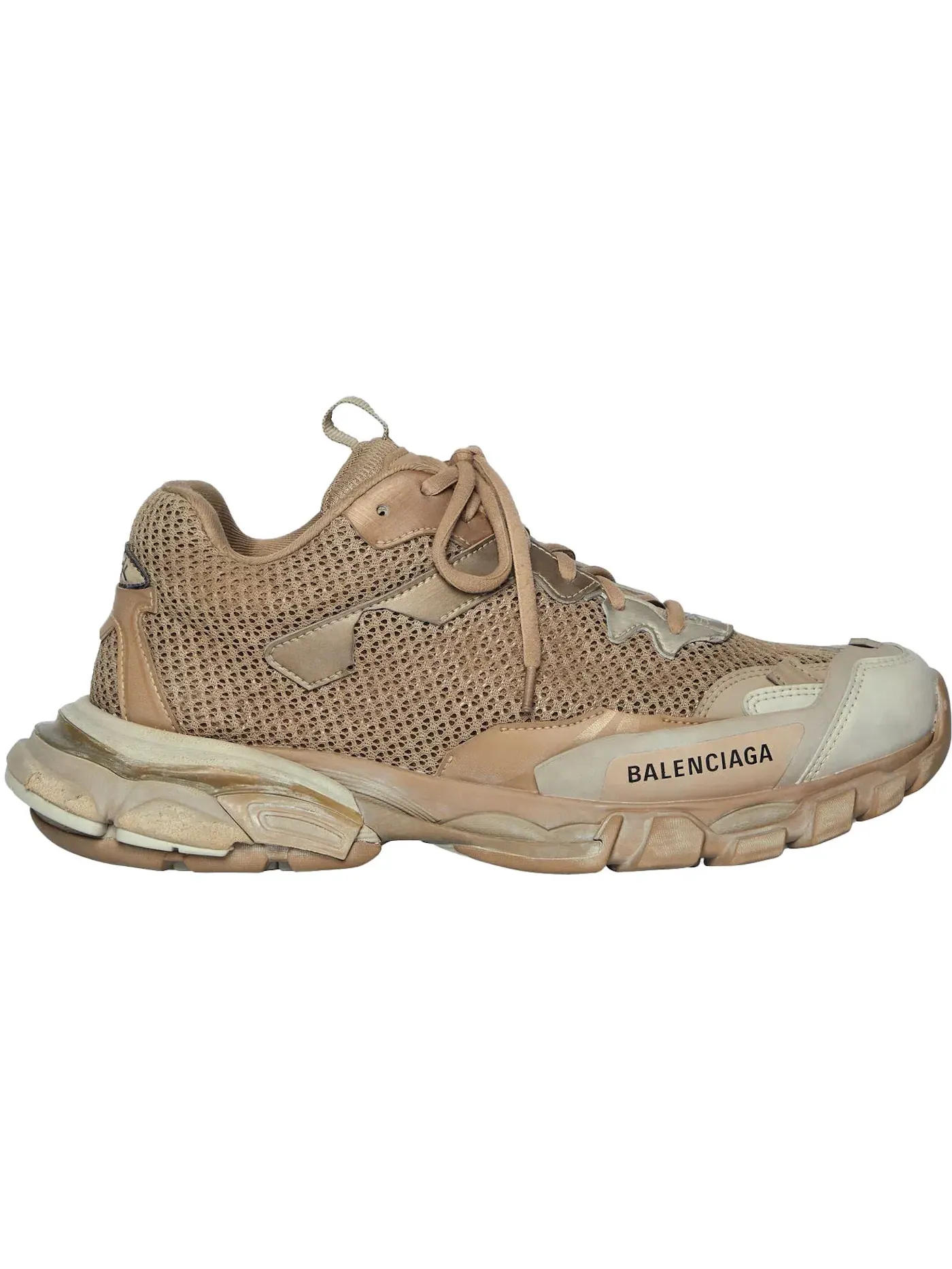 Кроссовки женские Balenciaga Track.3, оригинальный дизайн — изображение 1 из 1, бежевый