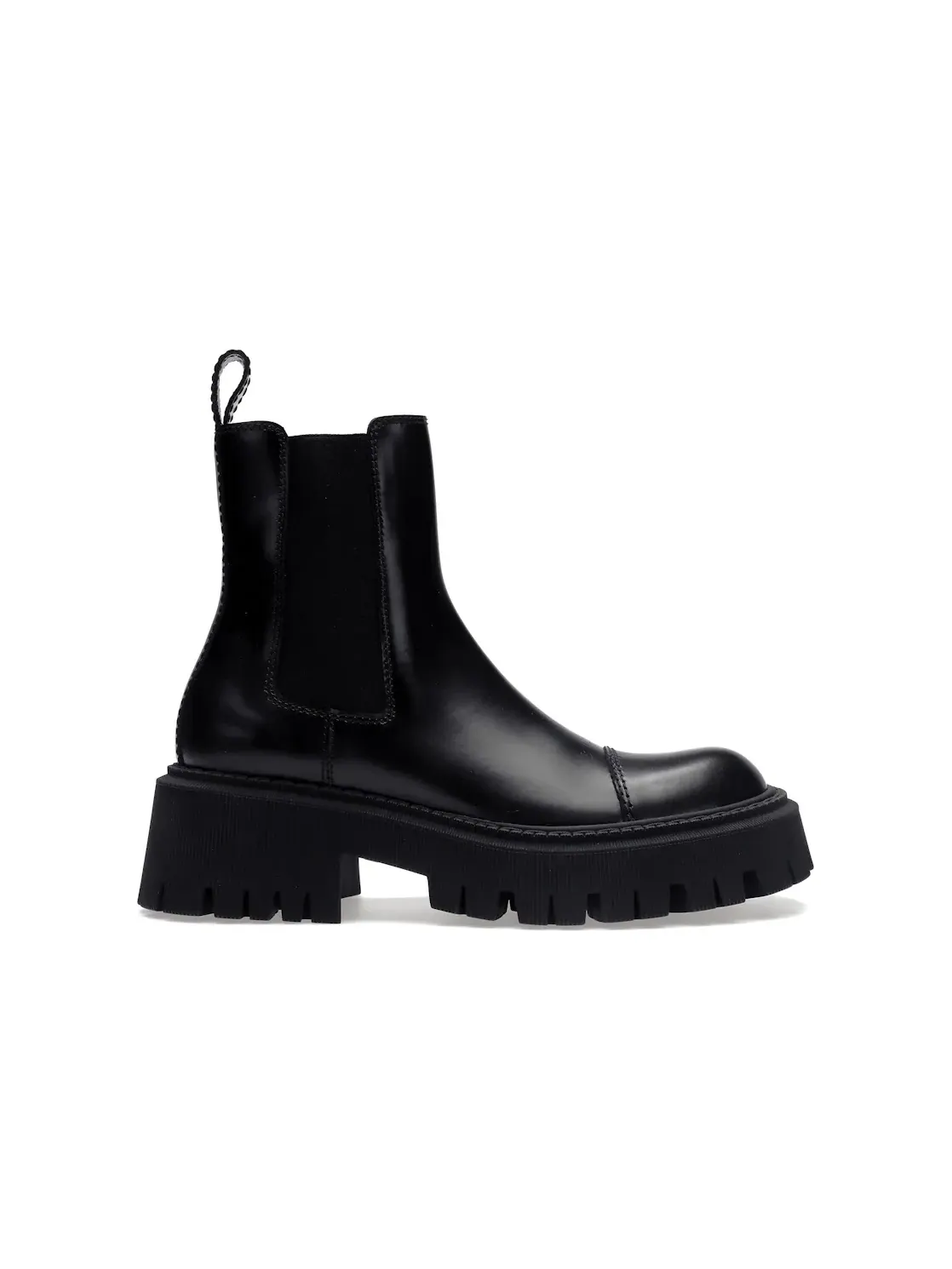 Ботинки женские Balenciaga Tractor, кожаные — изображение 1 из 4, черный