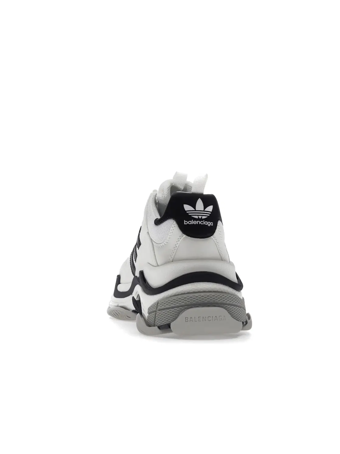 Кроссовки Balenciaga x Adidas Triple S, коллаборация — изображение 4 из 4, белый/черный