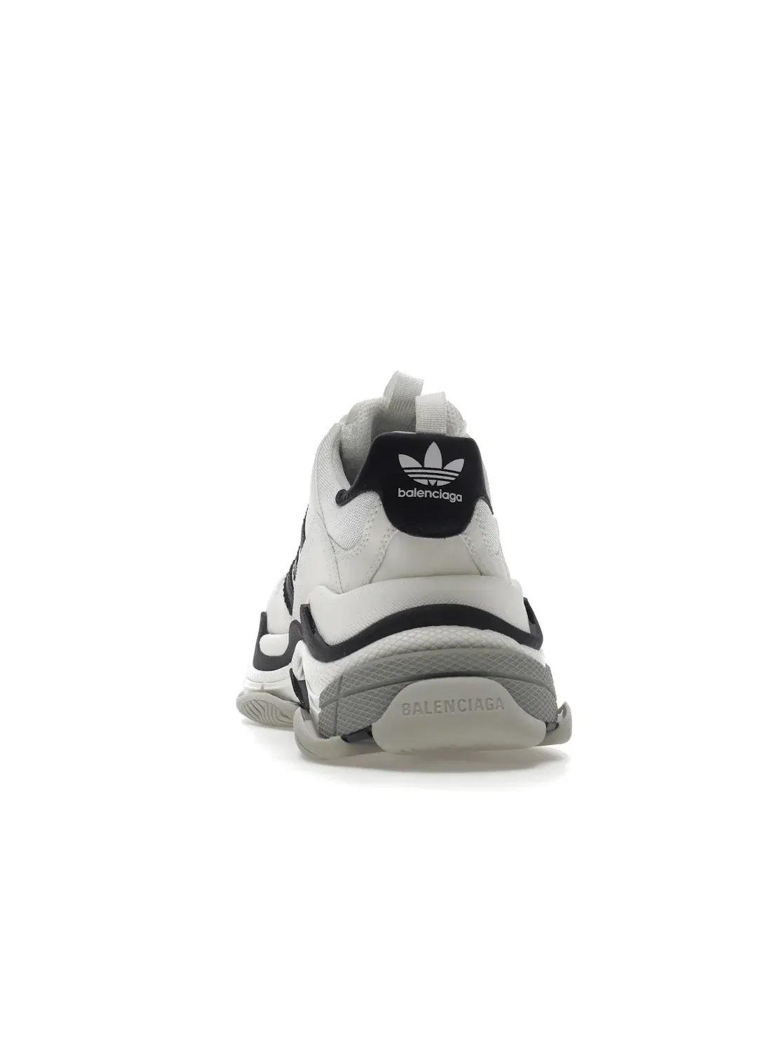 Кроссовки женские Balenciaga x Adidas Triple S, с принтом — изображение 4 из 4, белый/черный