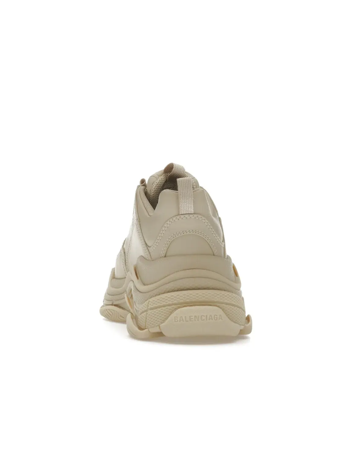 Кроссовки женские Balenciaga Triple S, с массивной подошвой — изображение 4 из 4, бежевый/черный