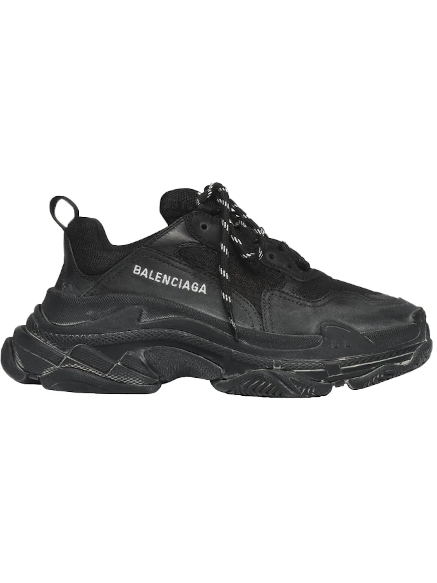 Кроссовки женские Balenciaga Triple S — изображение 1 из 1, черный