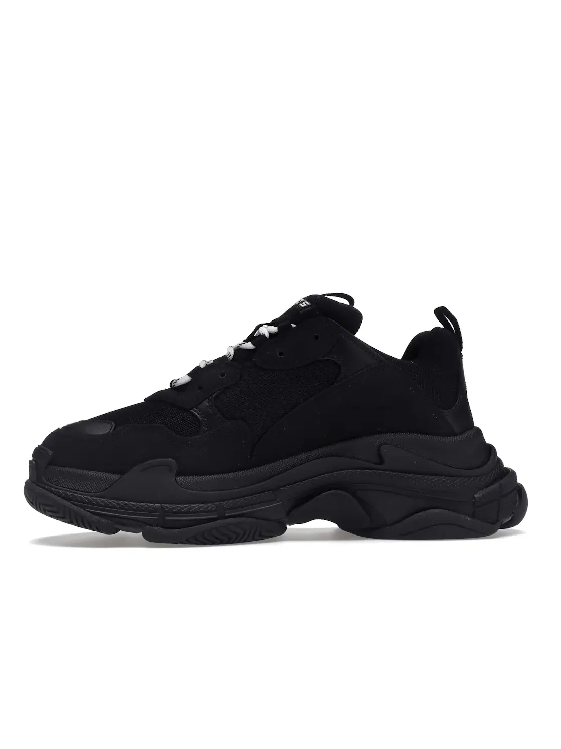 Кроссовки мужские Balenciaga Triple S, на массивной подошве — изображение 3 из 4, черный/черный