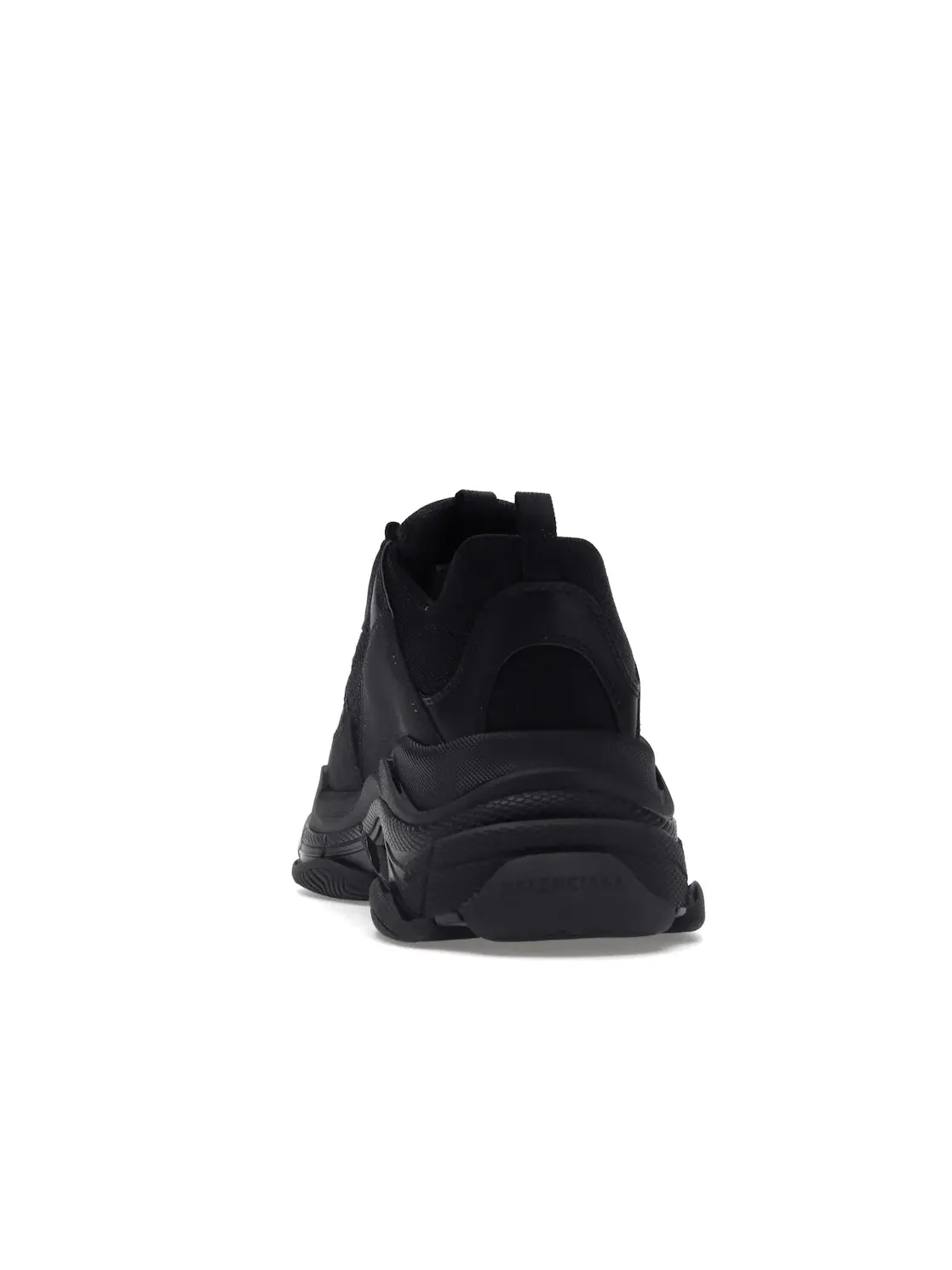 Кроссовки мужские Balenciaga Triple S, на массивной подошве — изображение 4 из 4, черный/черный