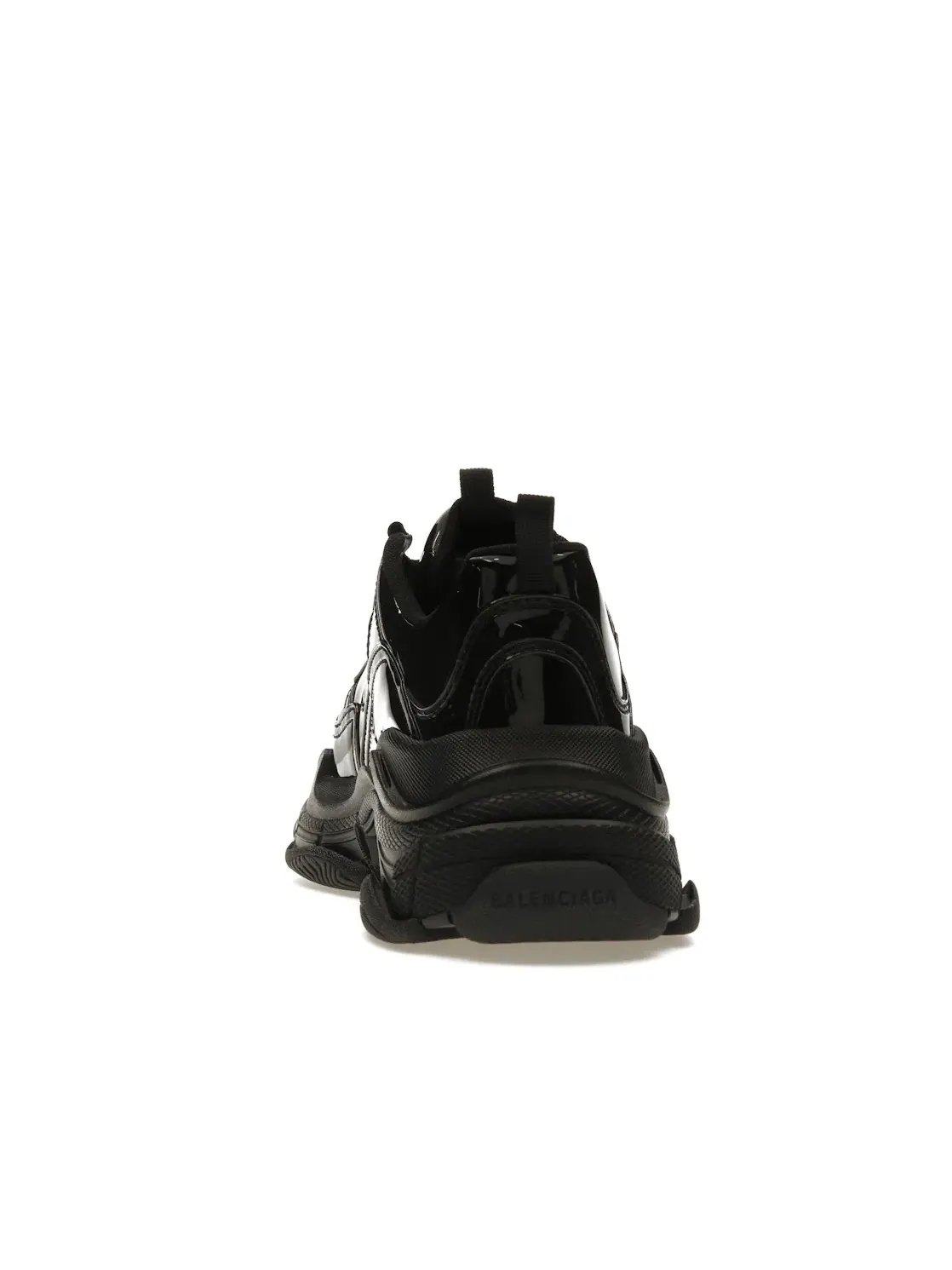 Кроссовки мужские Balenciaga Triple S, с патентованным верхом — изображение 4 из 4, черный